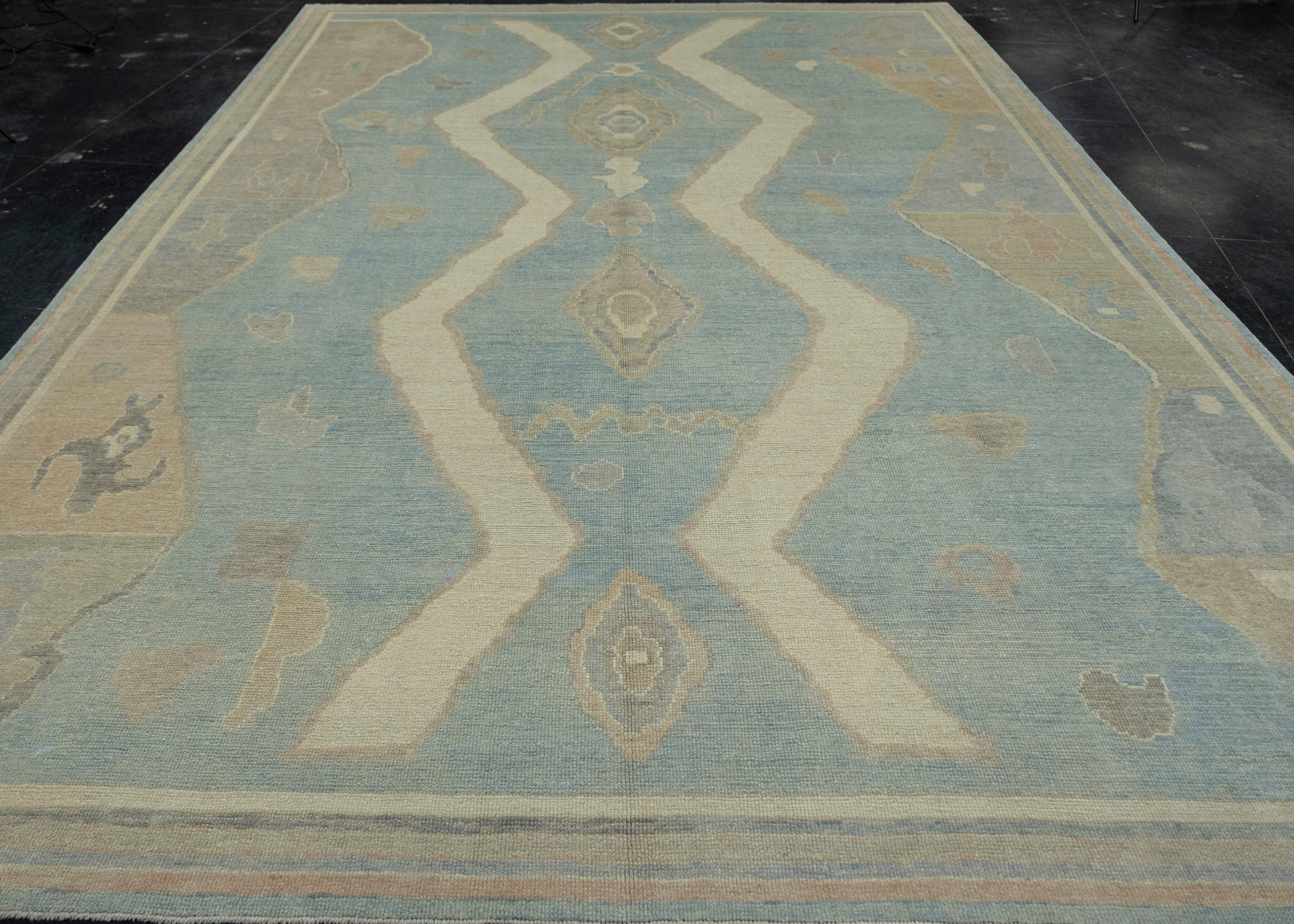 Turkish Oushak Rug 10' x 14'7