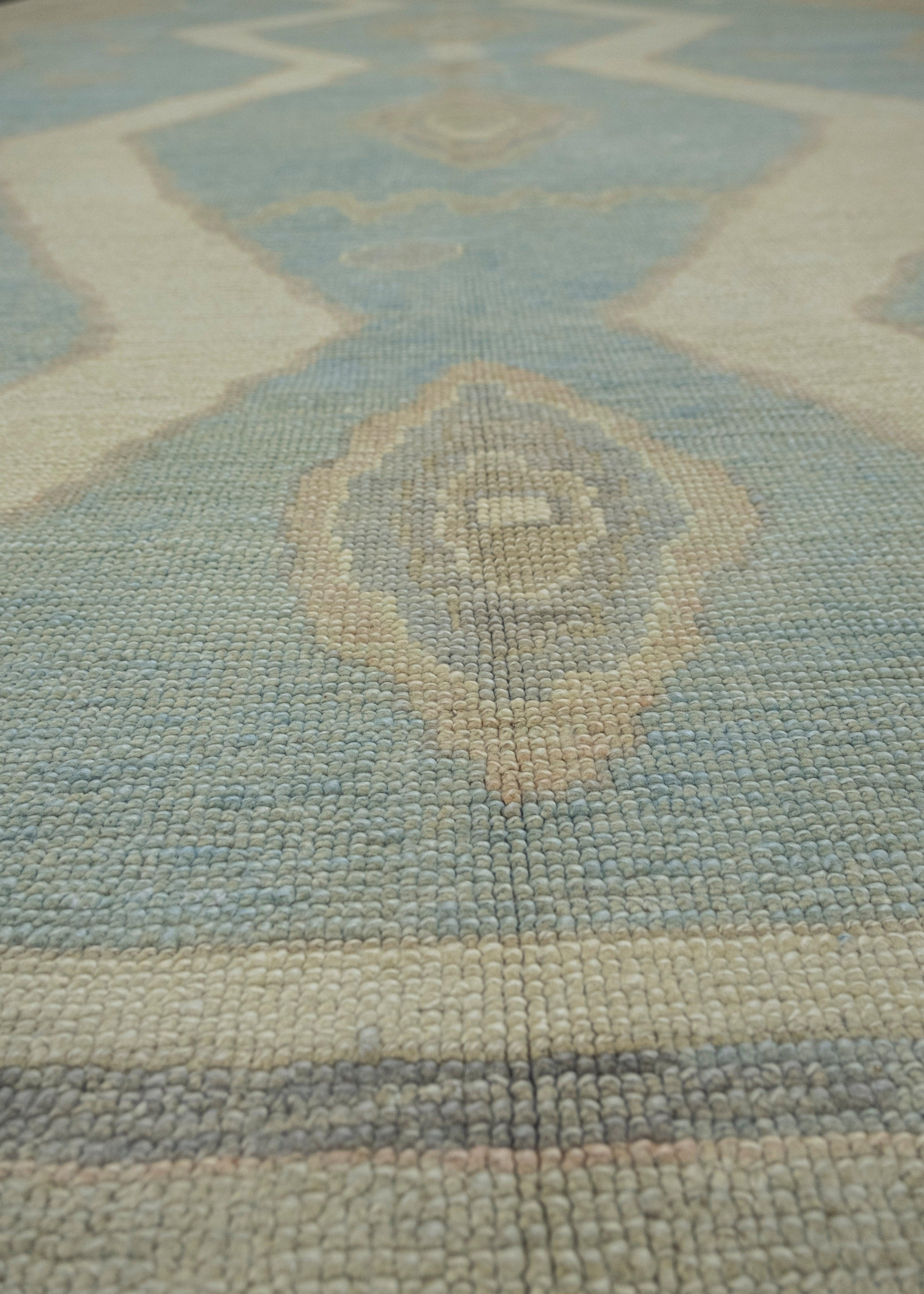 Wool Turkish Oushak Rug 10' x 14'7