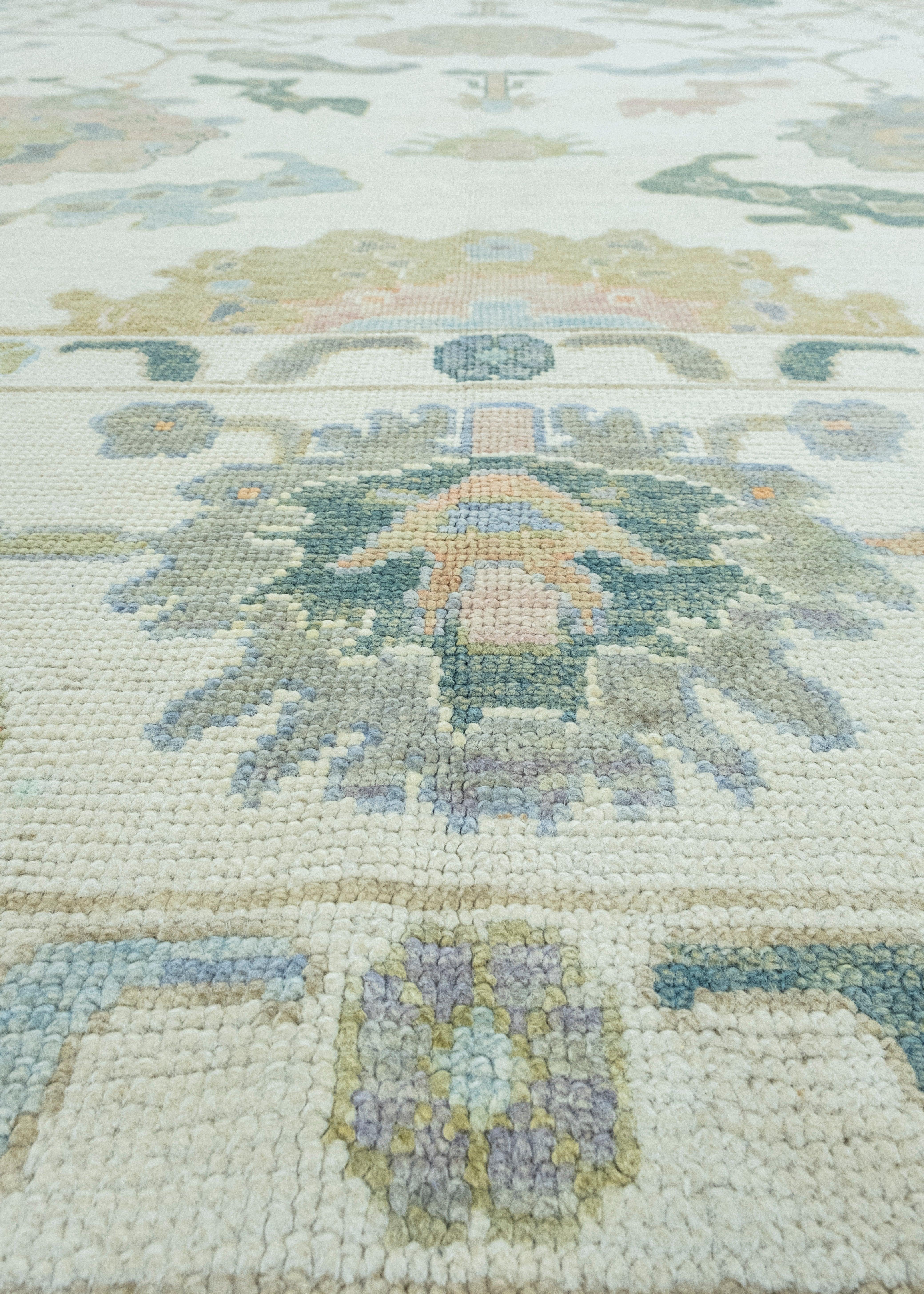 Contemporary Turkish Oushak Rug 10' x 15' #17212 For Sale