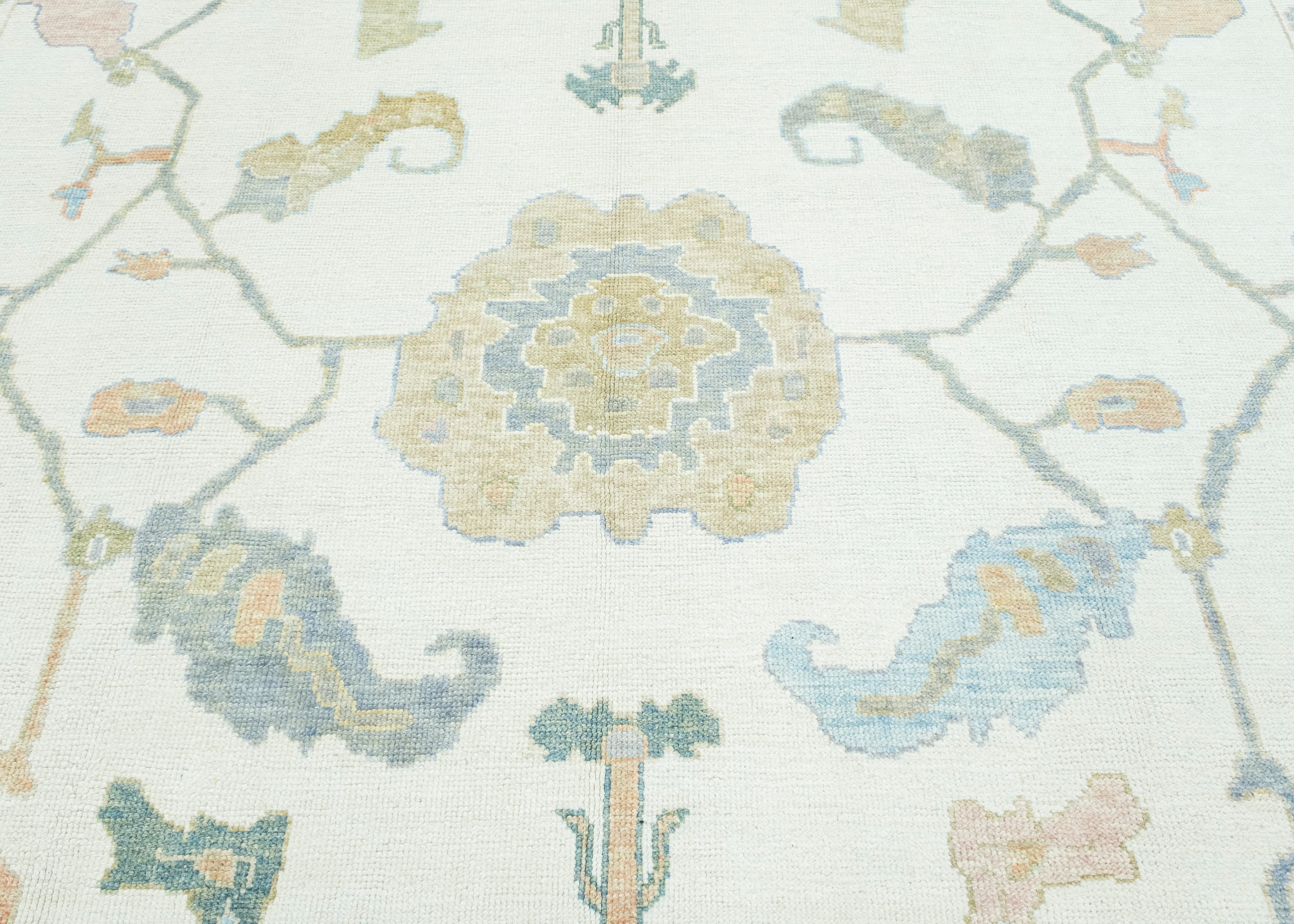 Wool Turkish Oushak Rug 10' x 15' #17212 For Sale