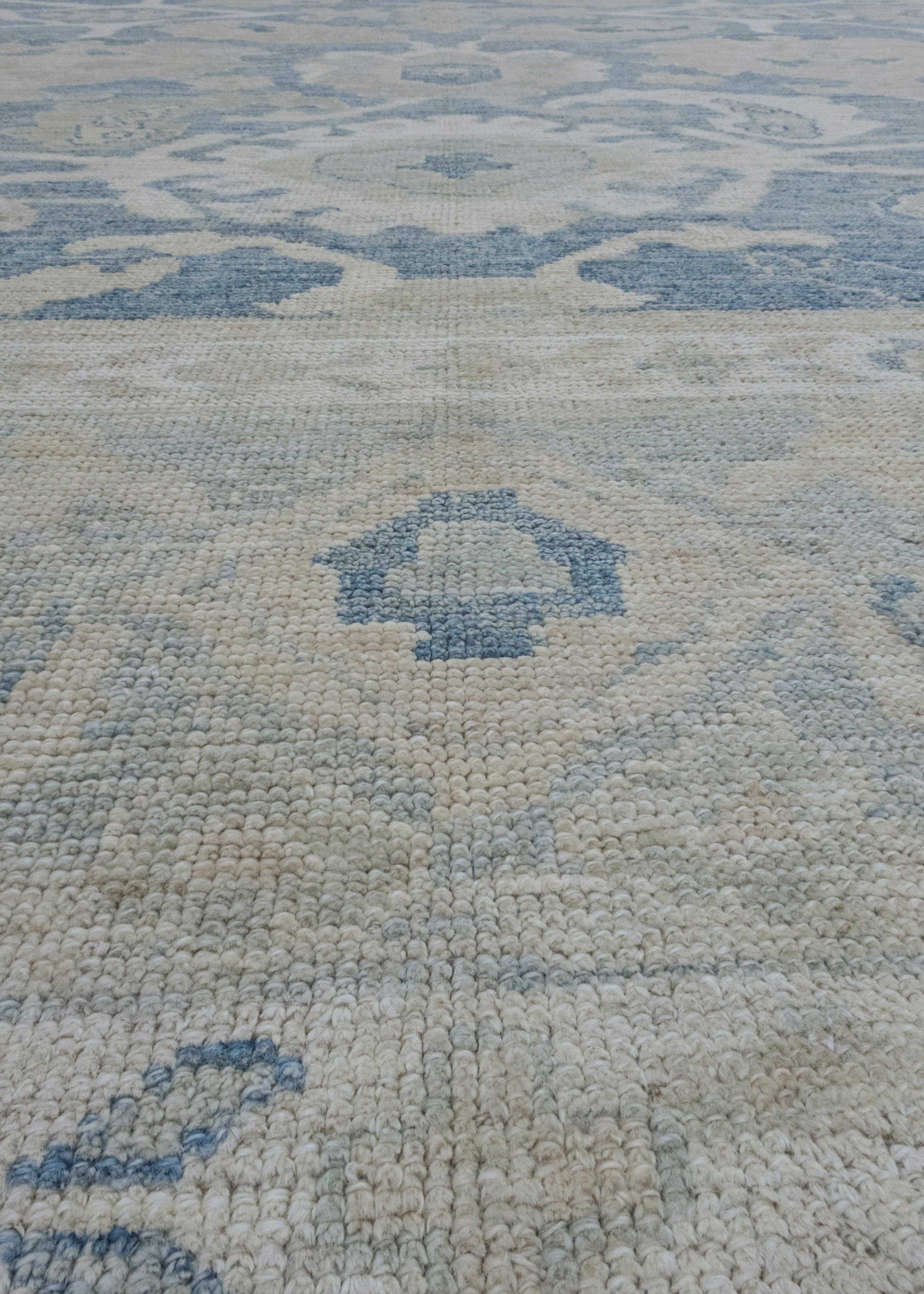 Contemporary Turkish Oushak Rug 10' x 17'11