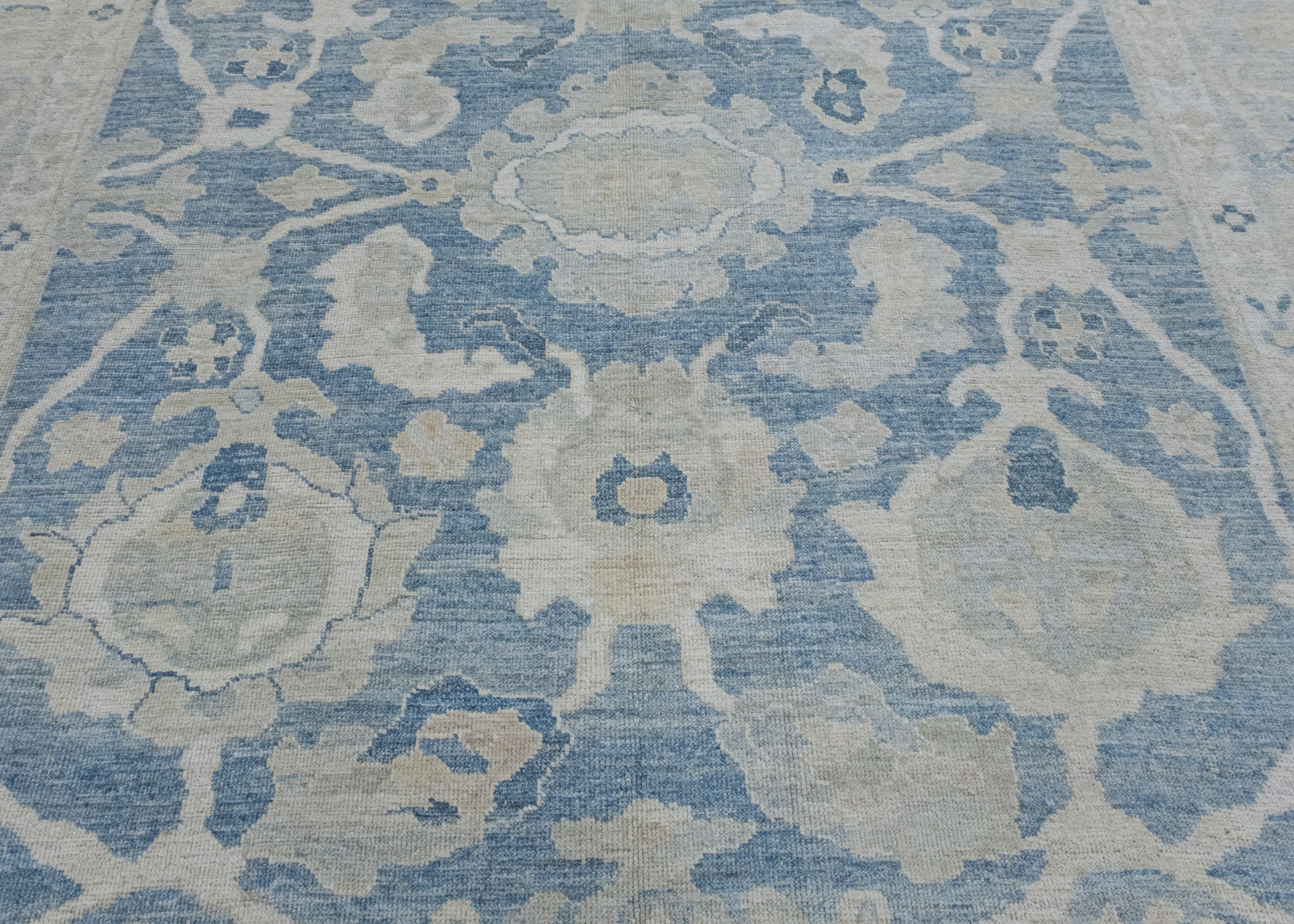 Wool Turkish Oushak Rug 10' x 17'11