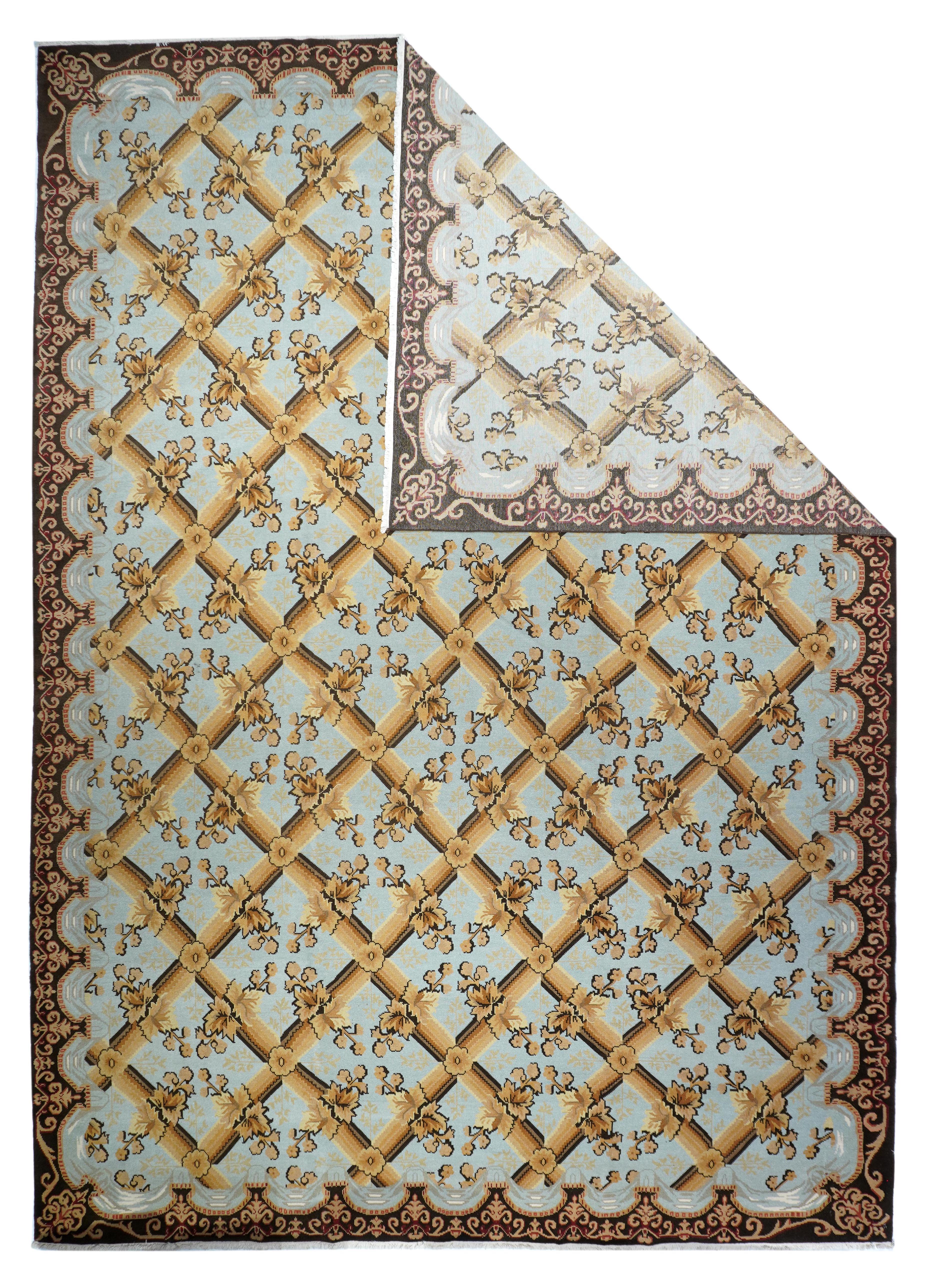 Türkischer Oushak-Teppich 10'0