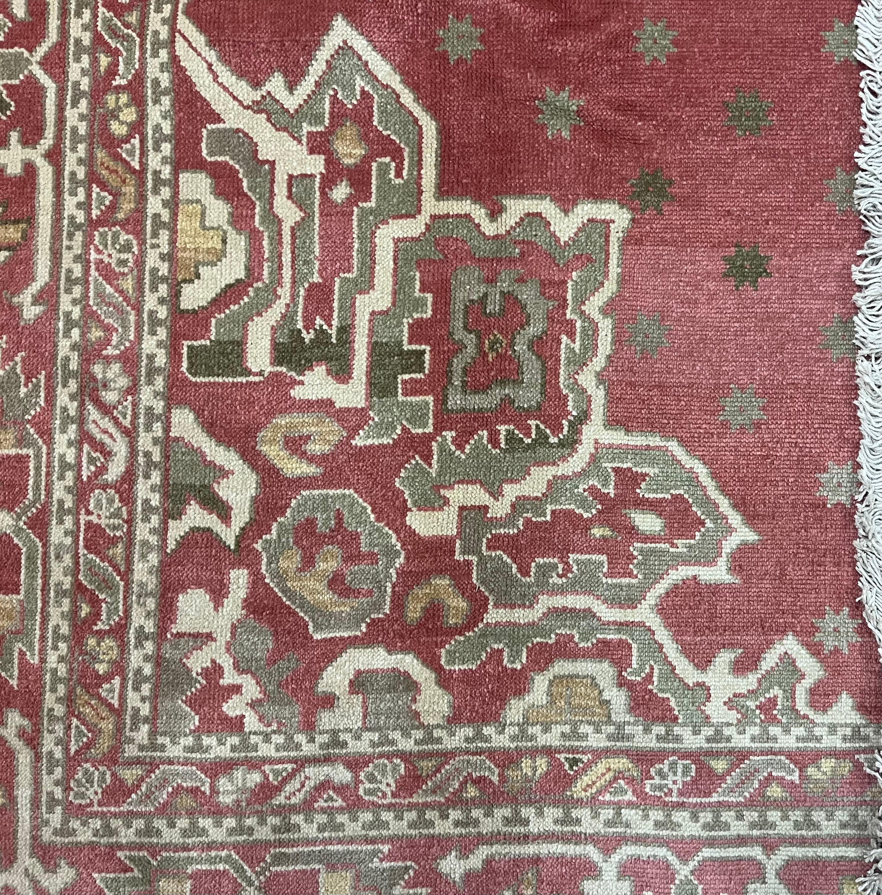 Türkischer Oushak-Teppich 10'0