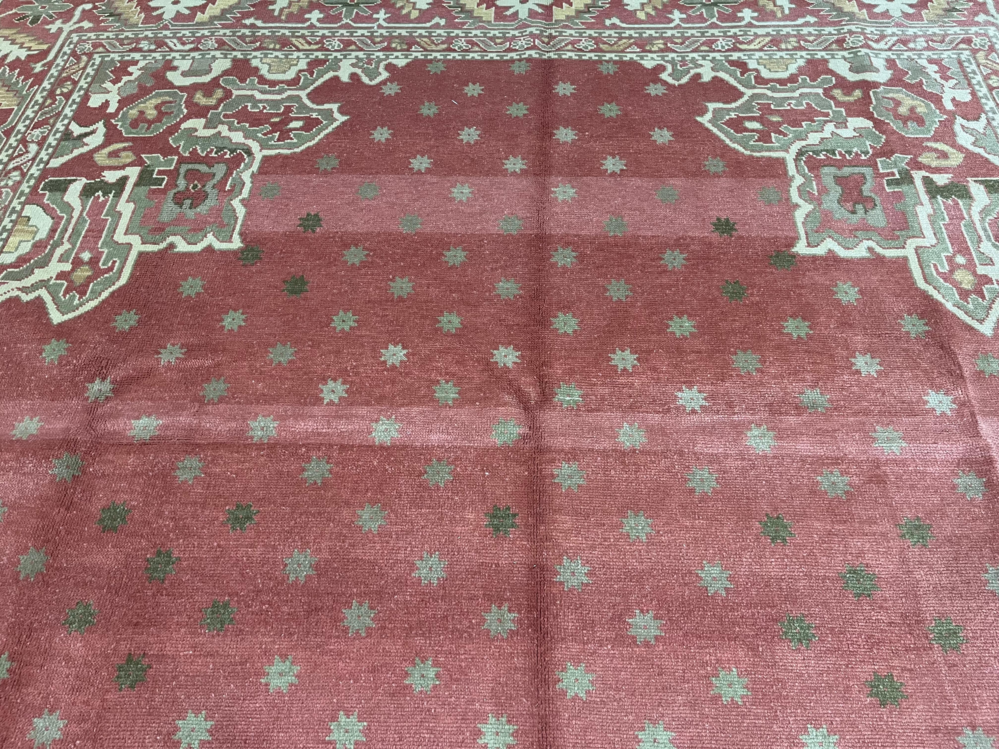 Türkischer Oushak-Teppich 10'0