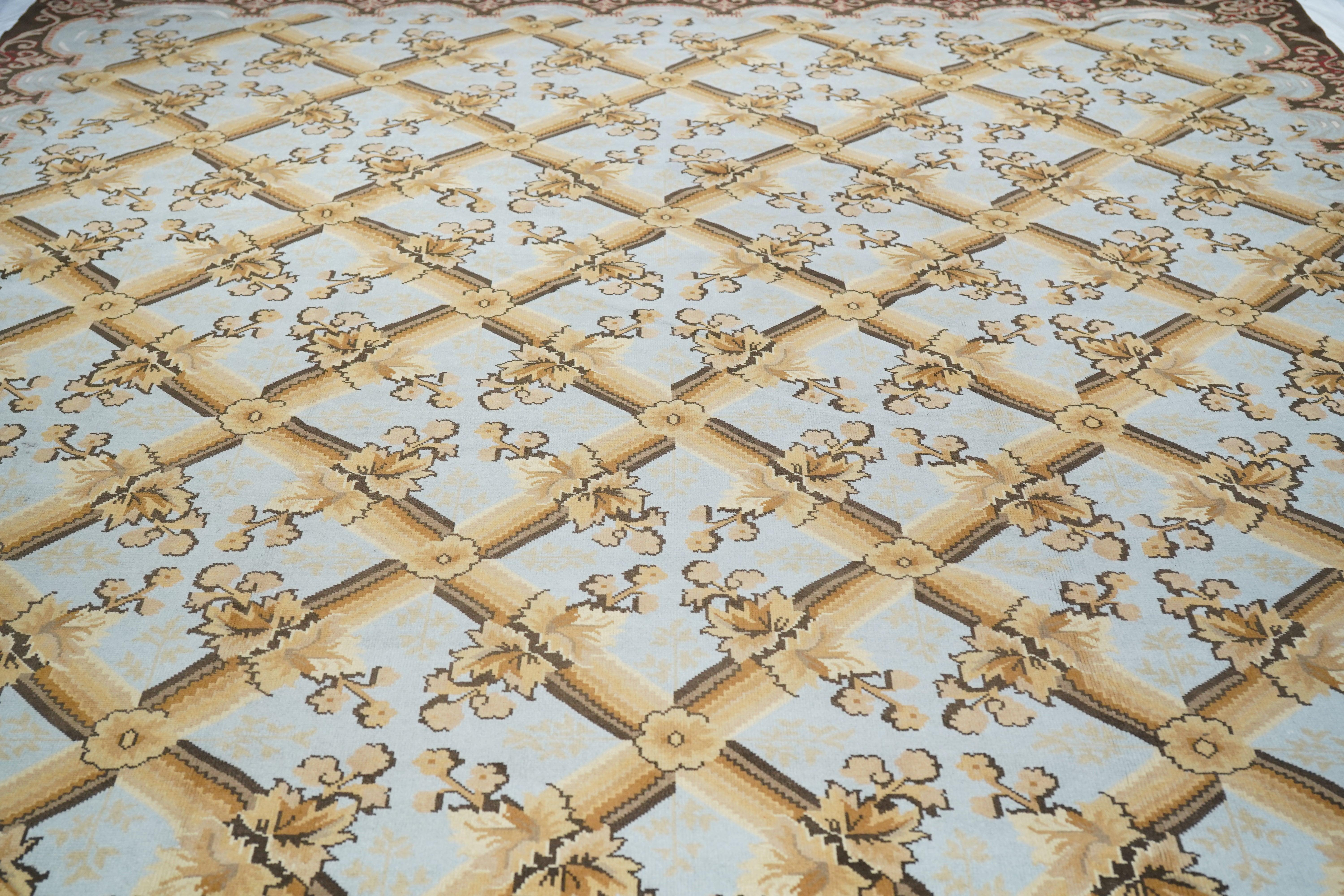 Turkish Oushak Rug 10'0