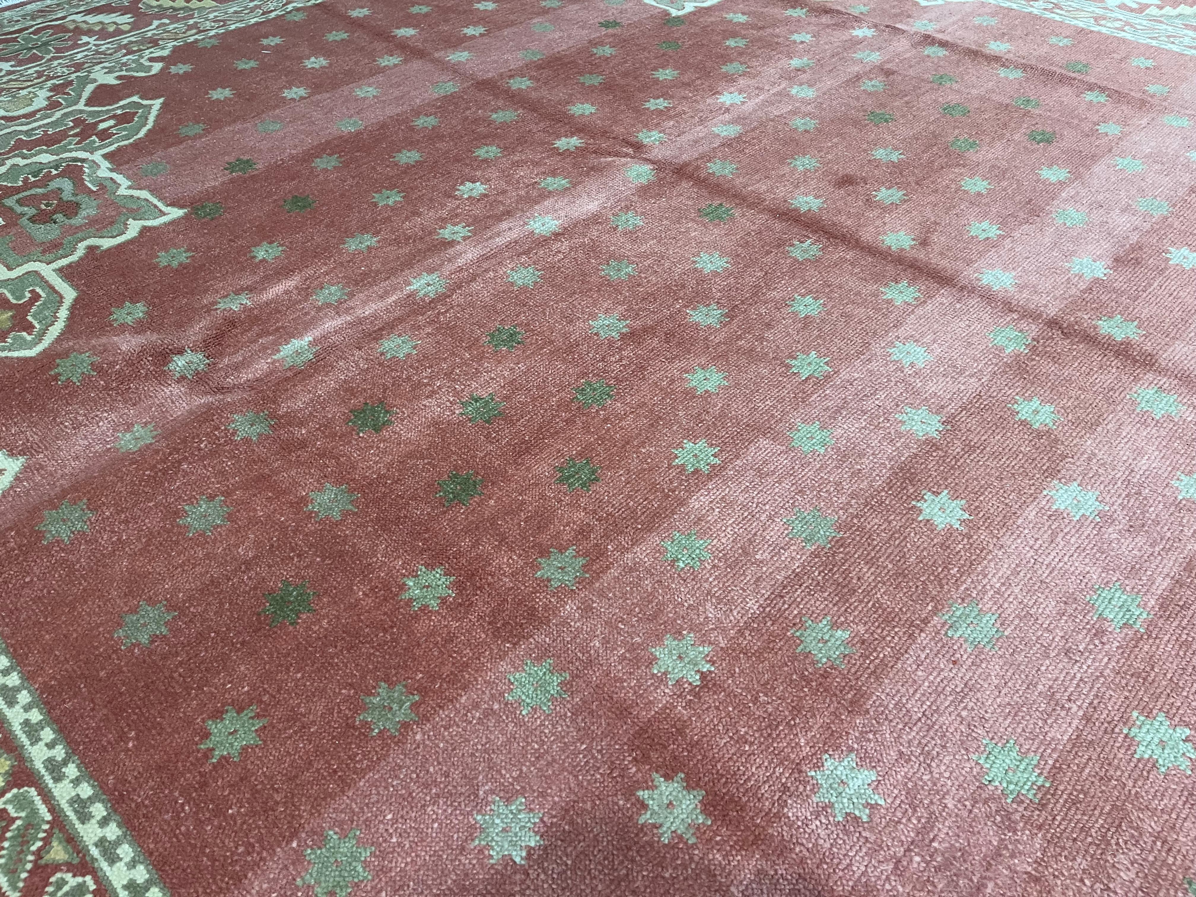 Türkischer Oushak-Teppich 10'0