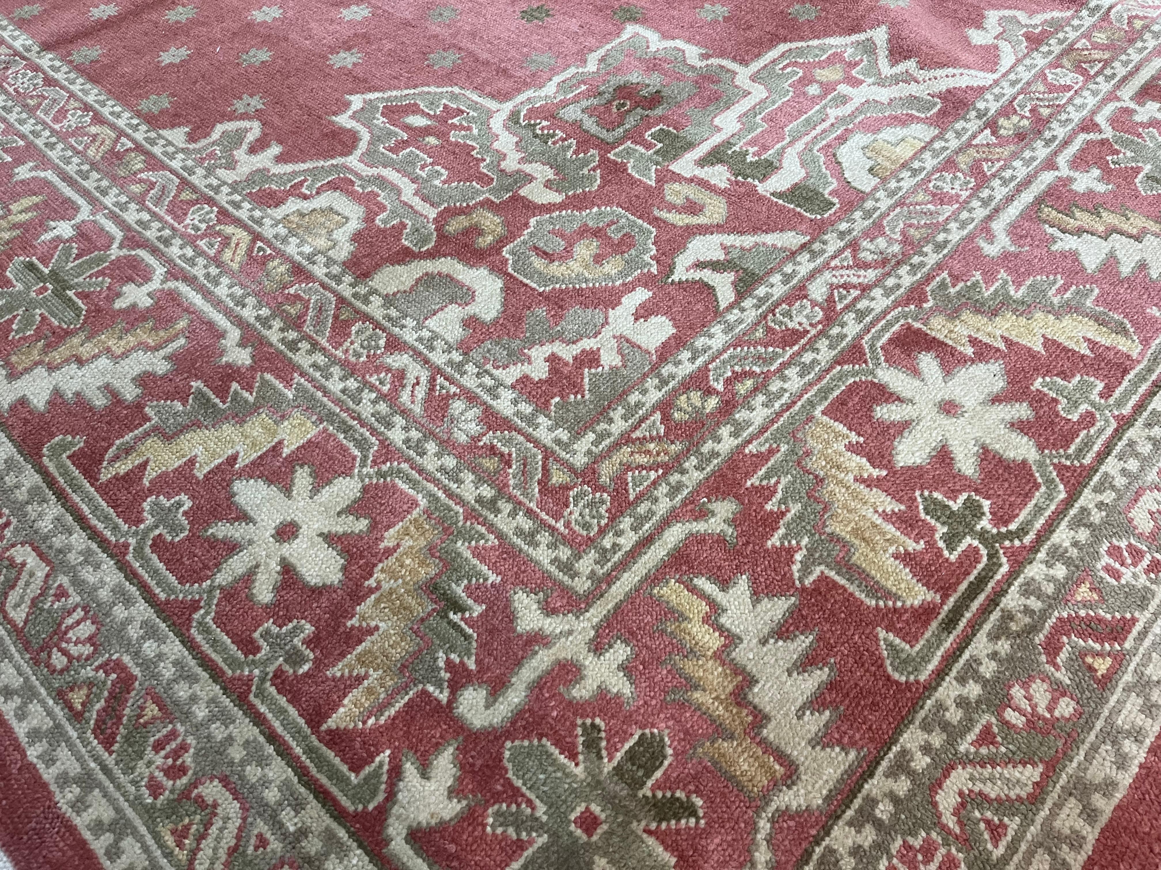 Türkischer Oushak-Teppich 10'0