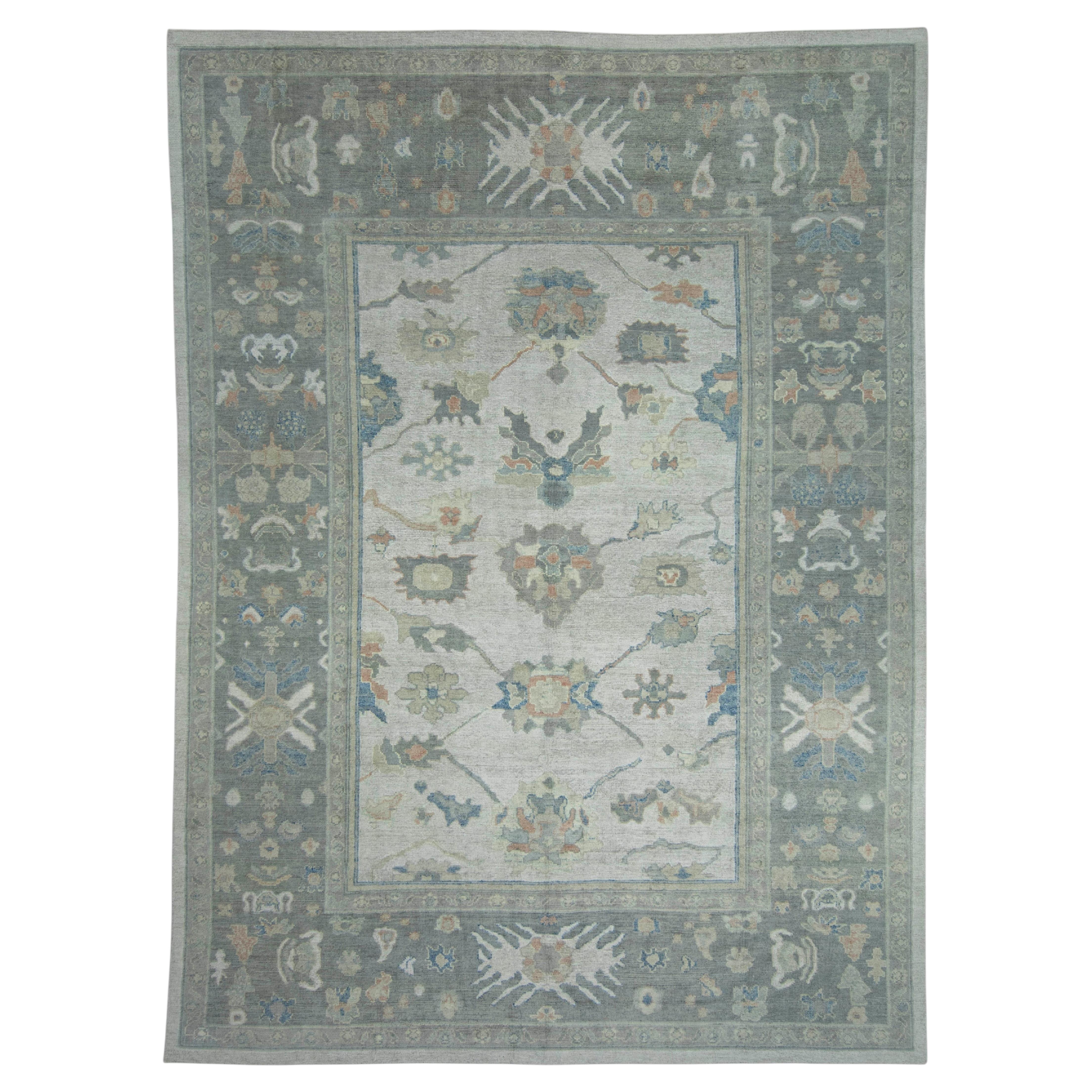Turkish Oushak Rug 10'1" x 13'9" #18617