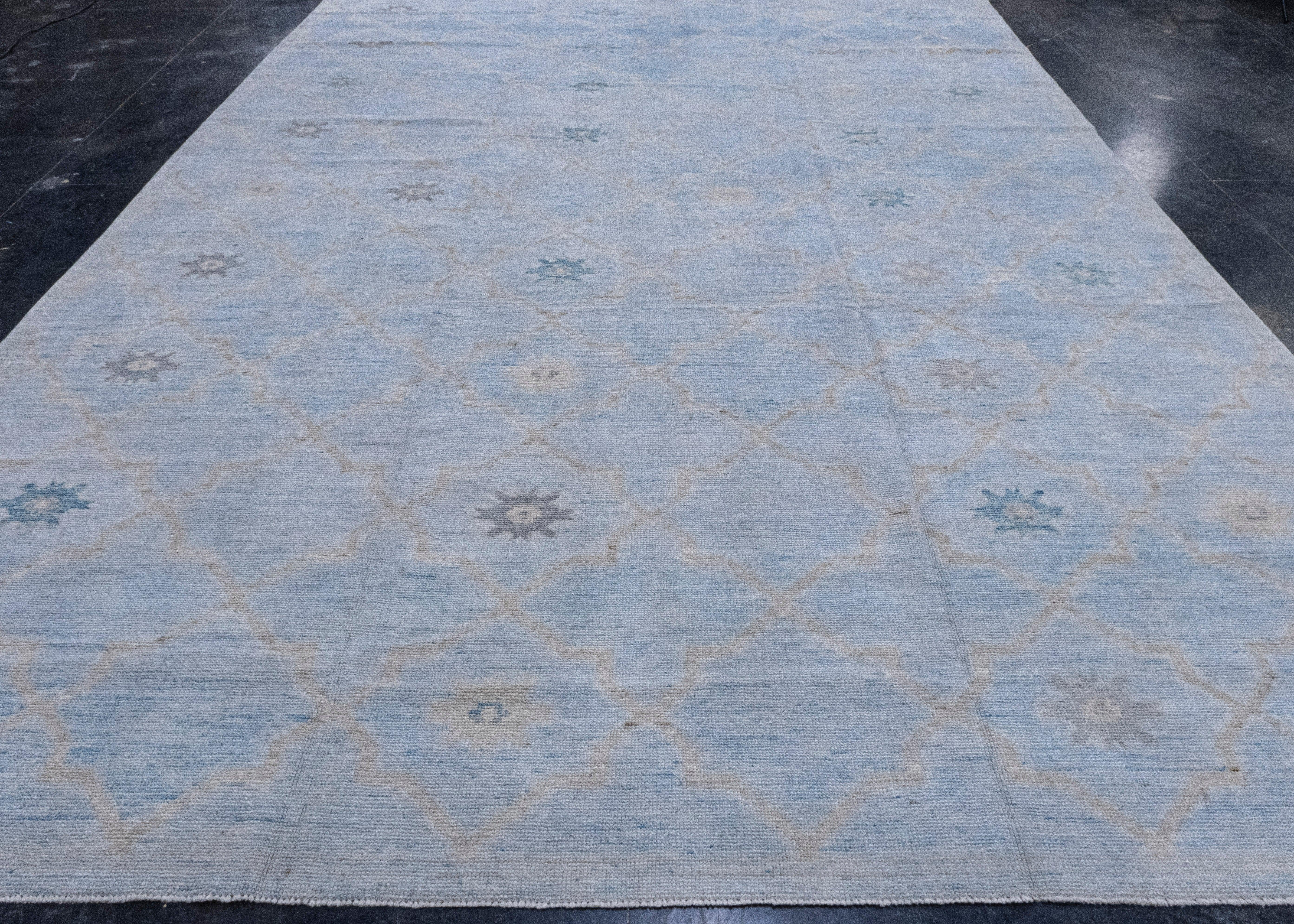 Turkish Oushak Rug 10'1