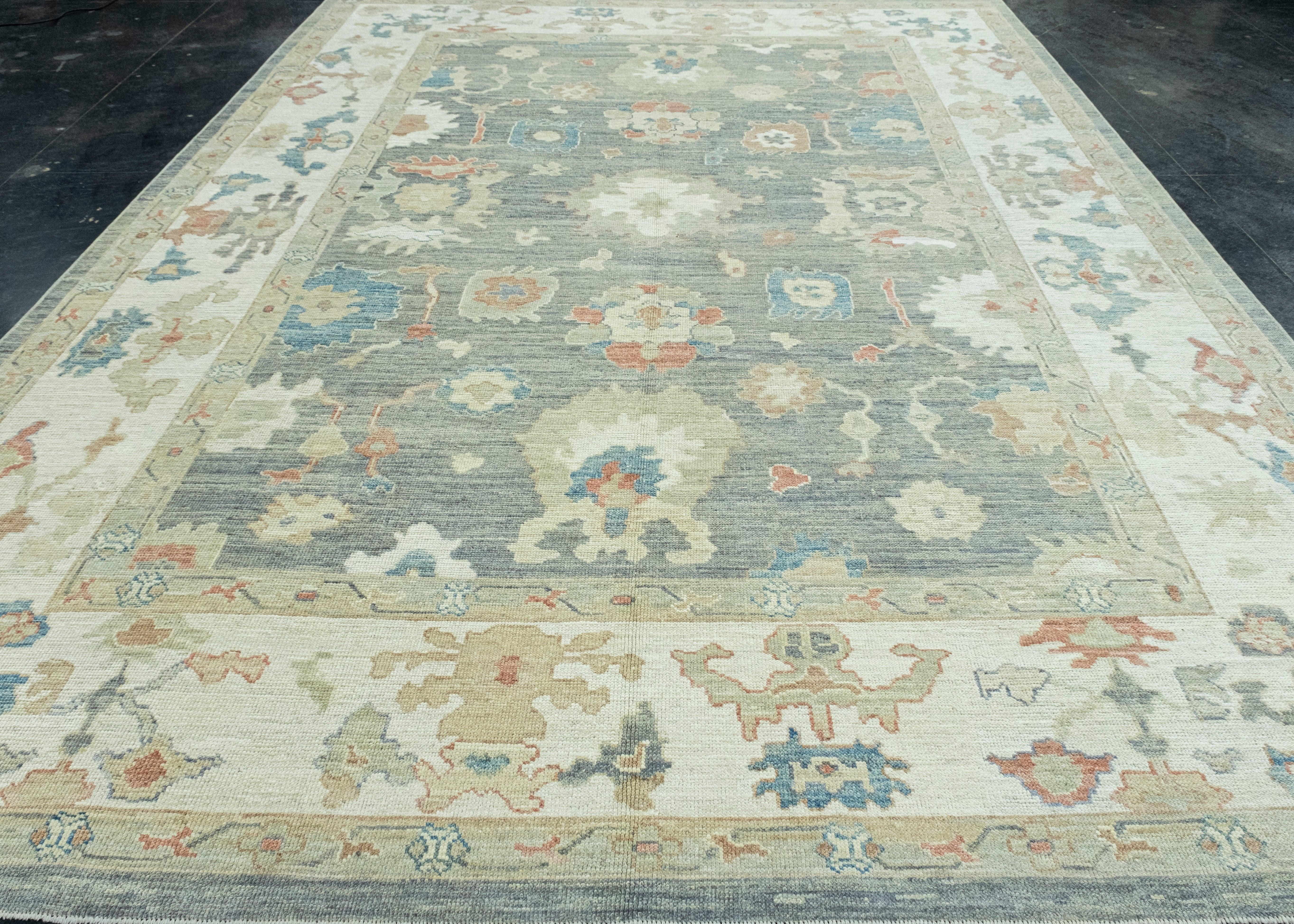Turkish Oushak Rug 10'1