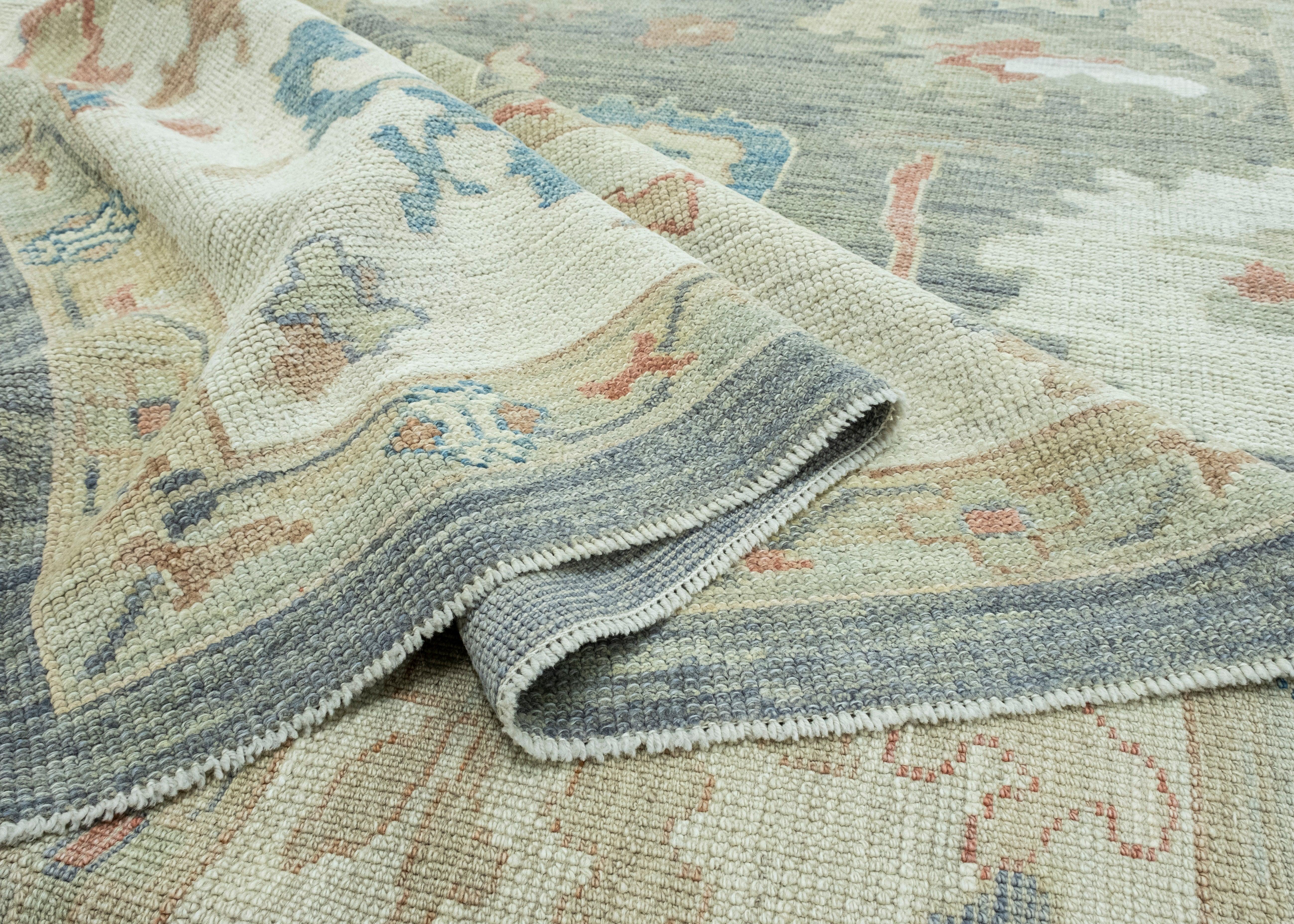 Turkish Oushak Rug 10'1
