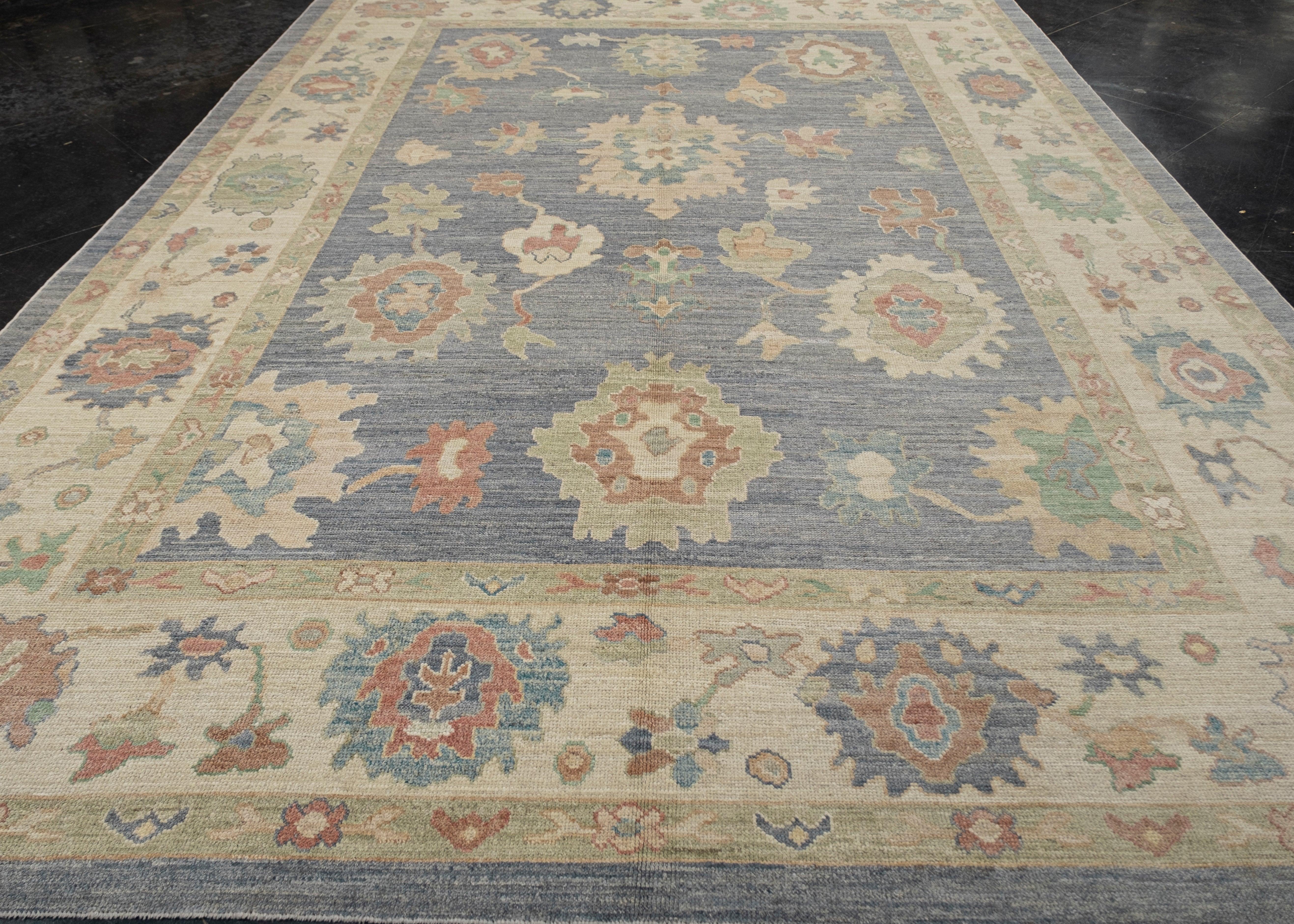 Turkish Oushak Rug 10'1