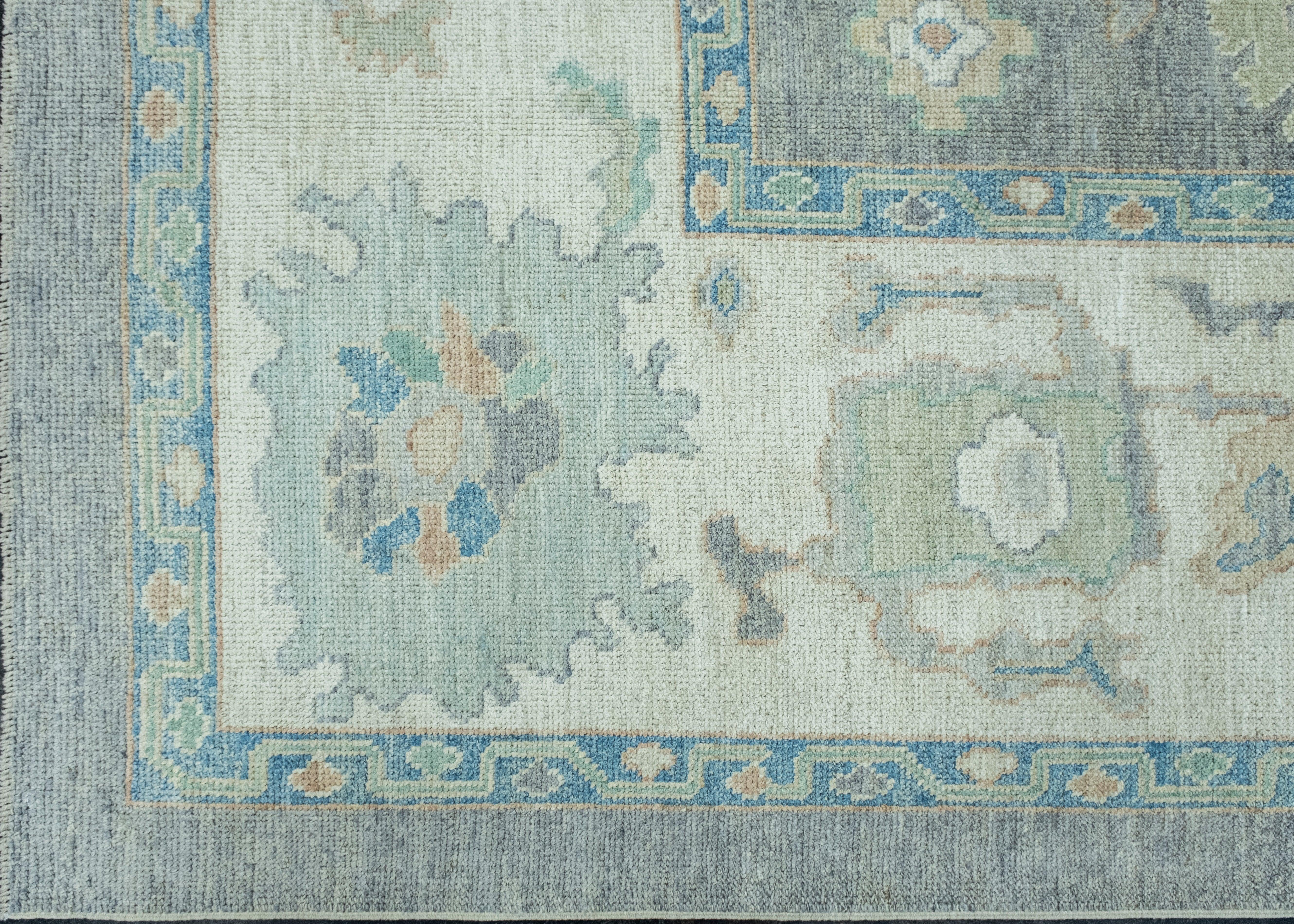Turkish Oushak Rug 10'1