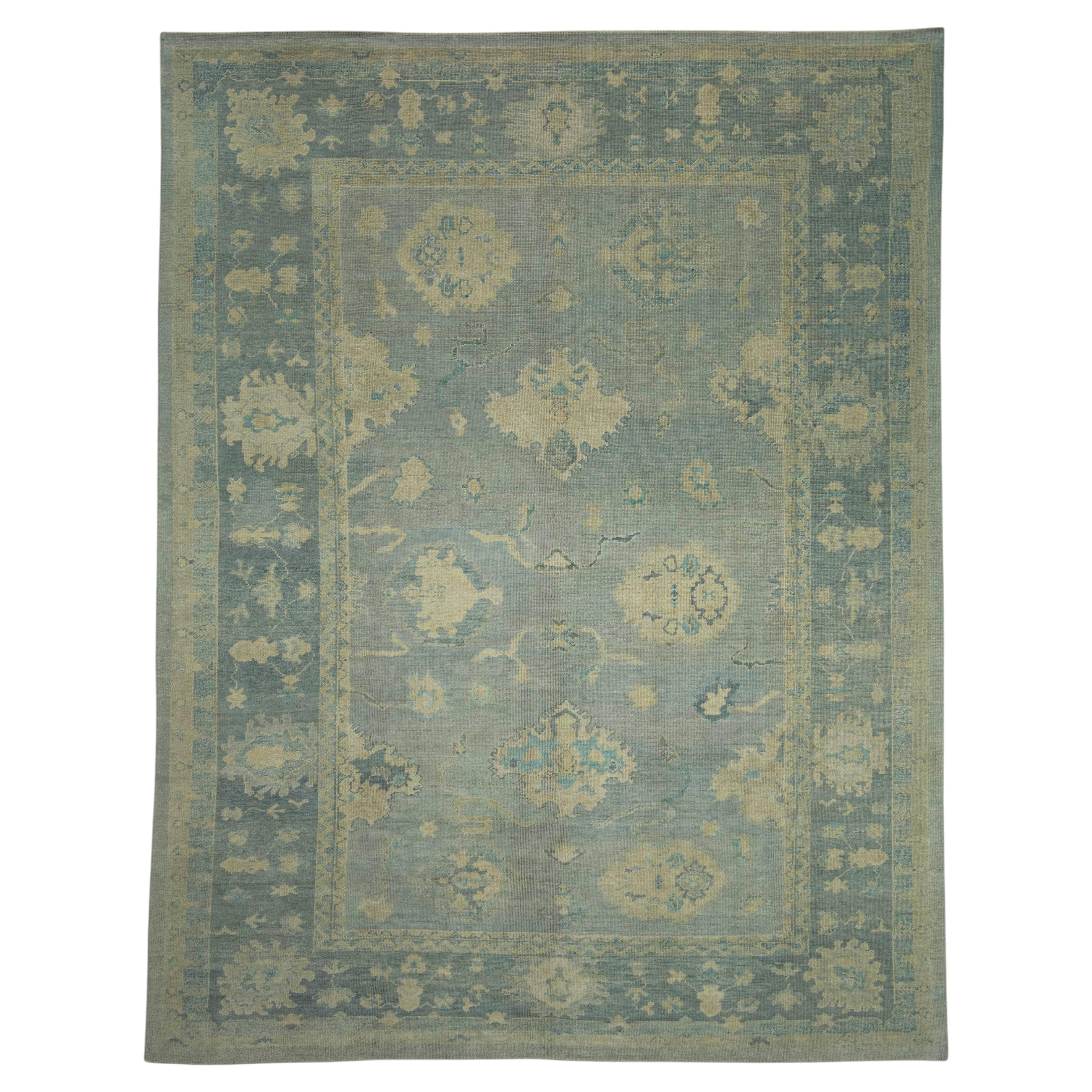Turkish Oushak Rug 10'2" x 13'2" #18546
