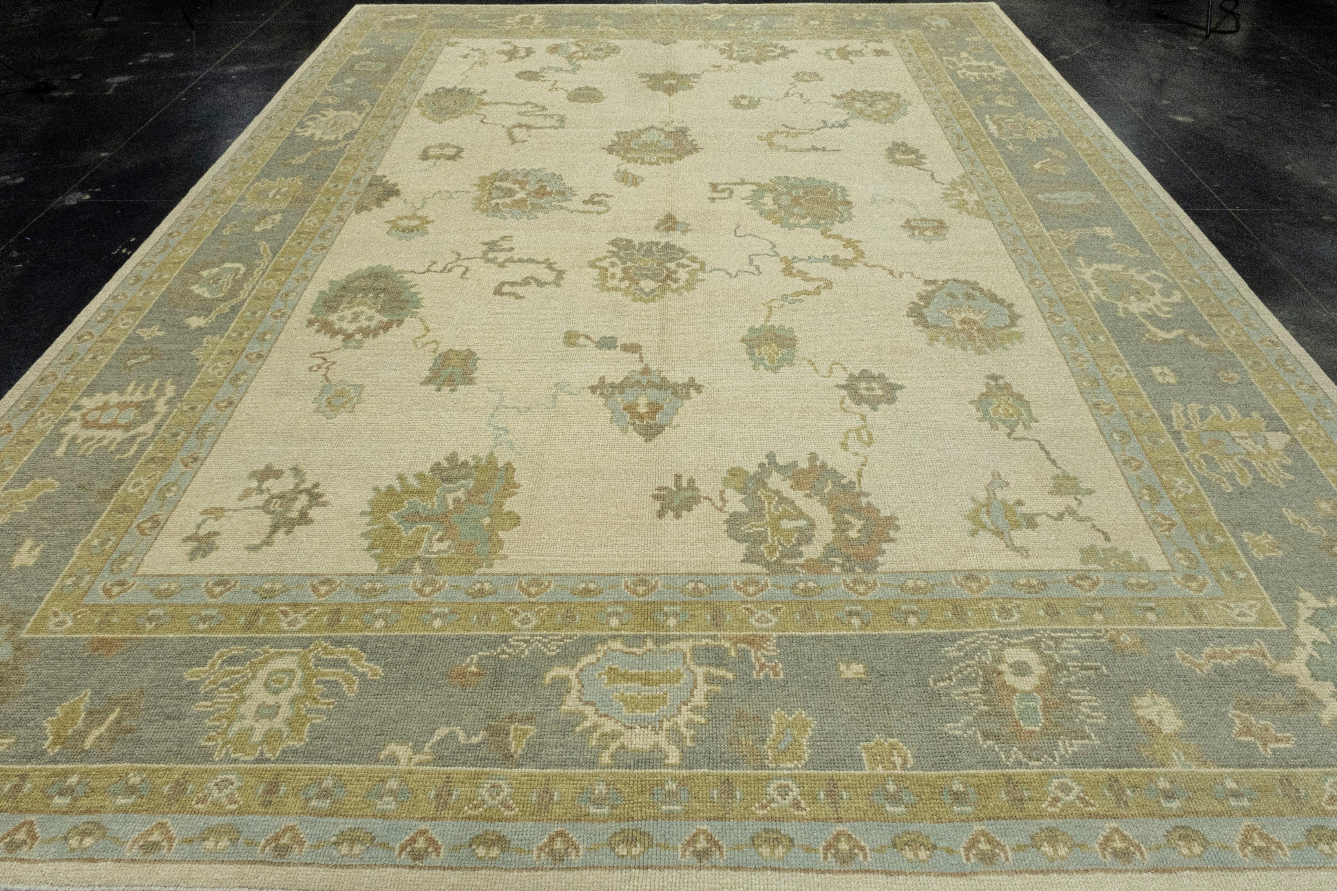 Turkish Oushak Rug 10'2