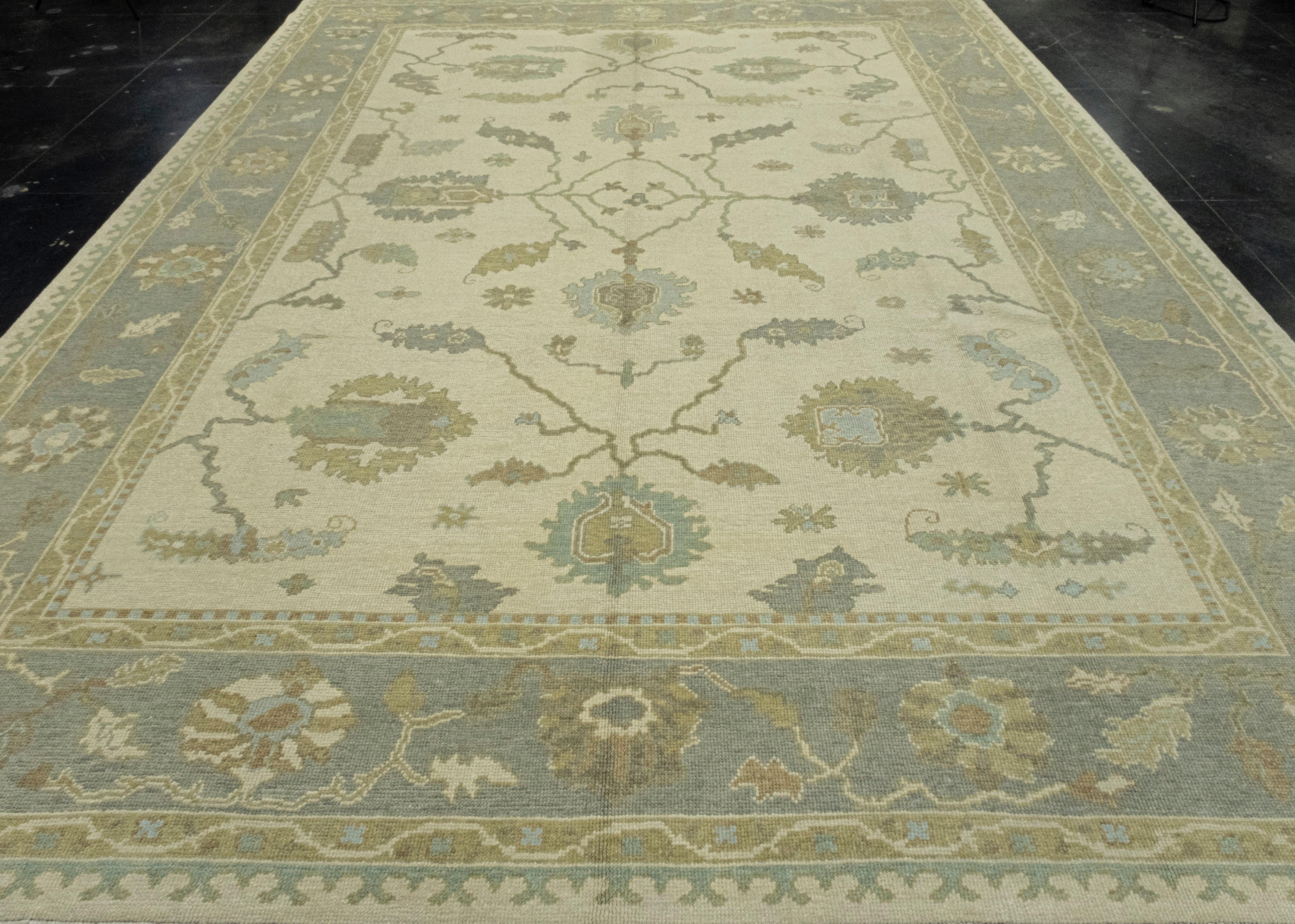 Turkish Oushak Rug 10'2