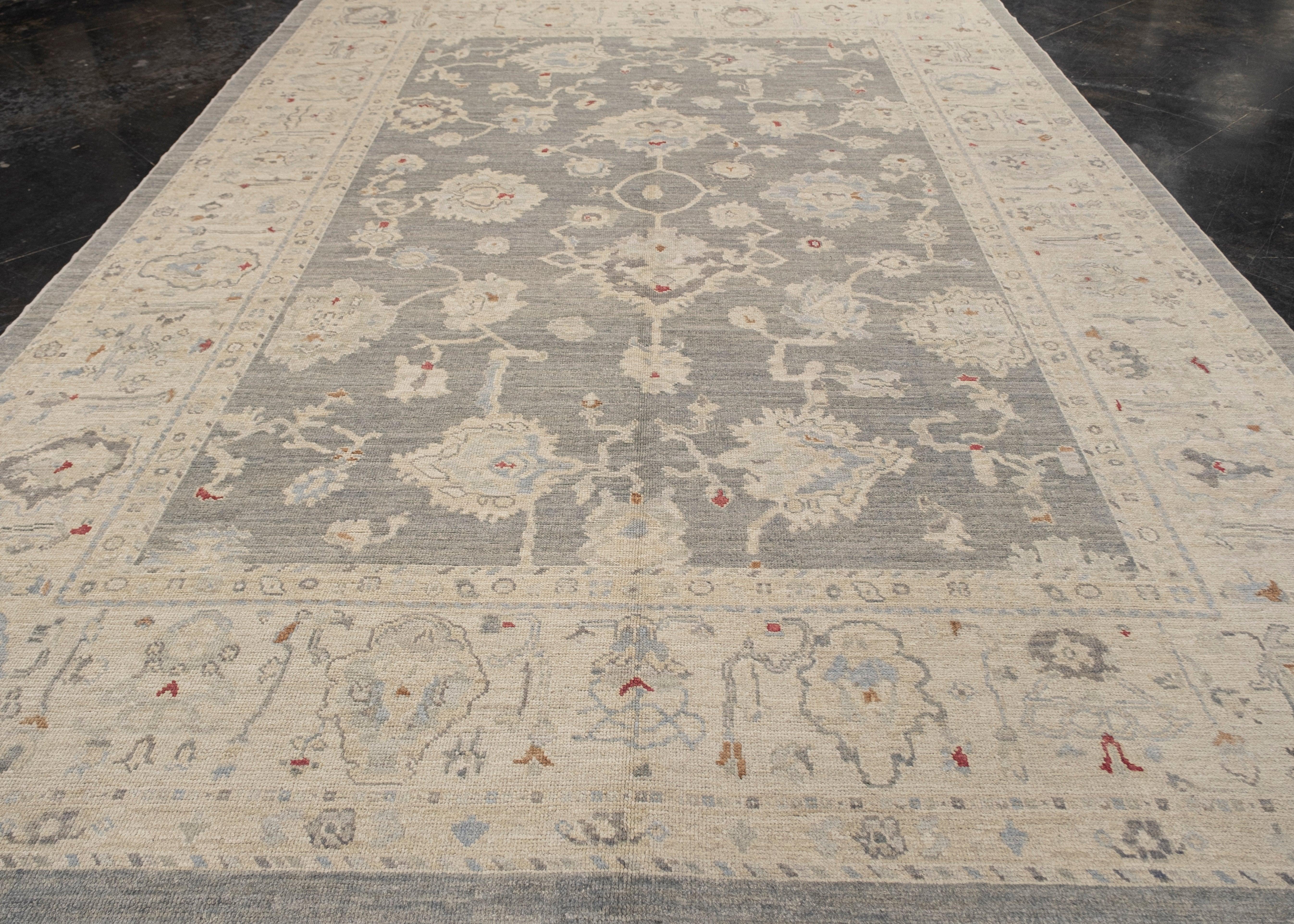 Turkish Oushak Rug 10'2