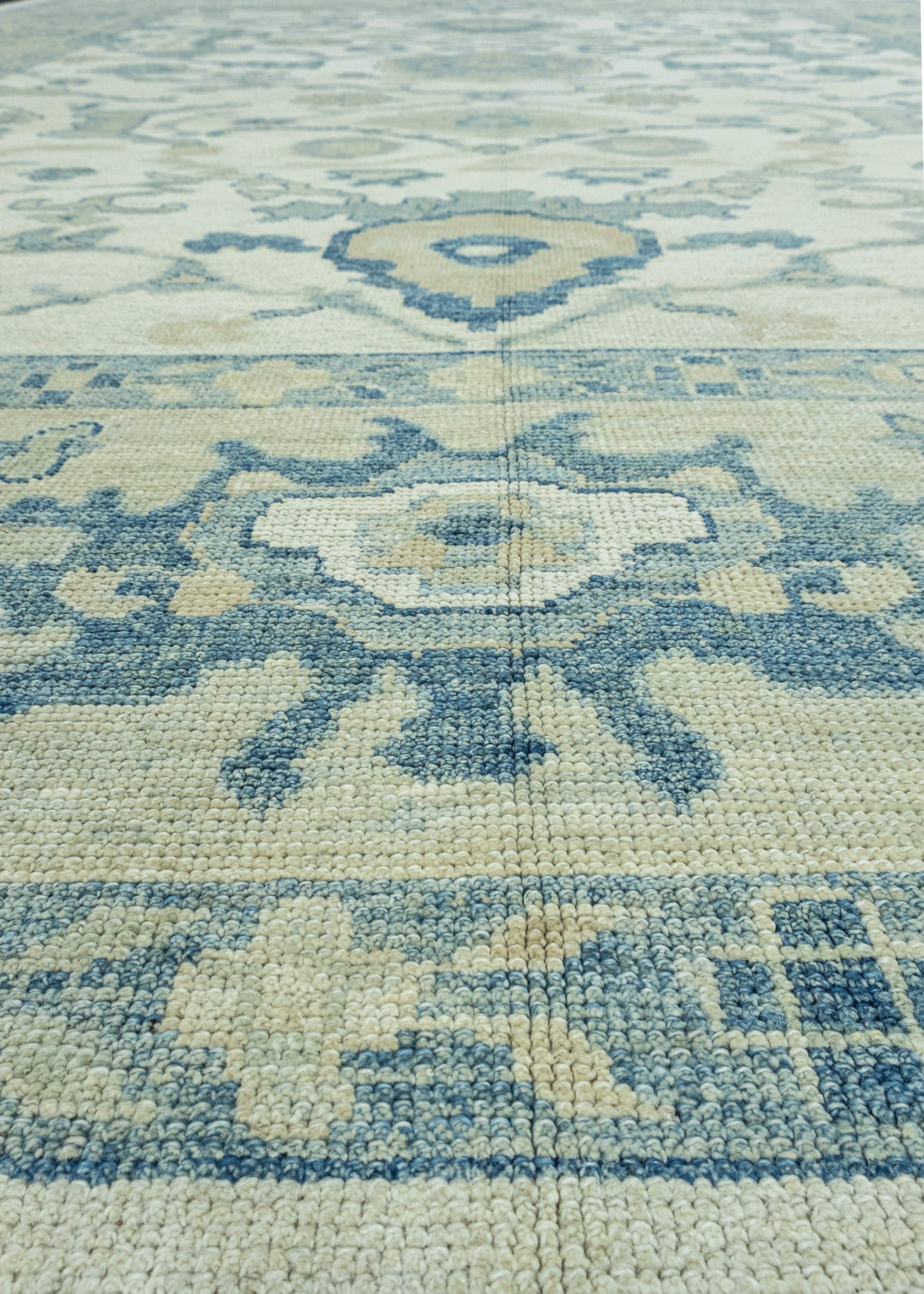 XXI secolo e contemporaneo Tappeto Oushak turco 10'2