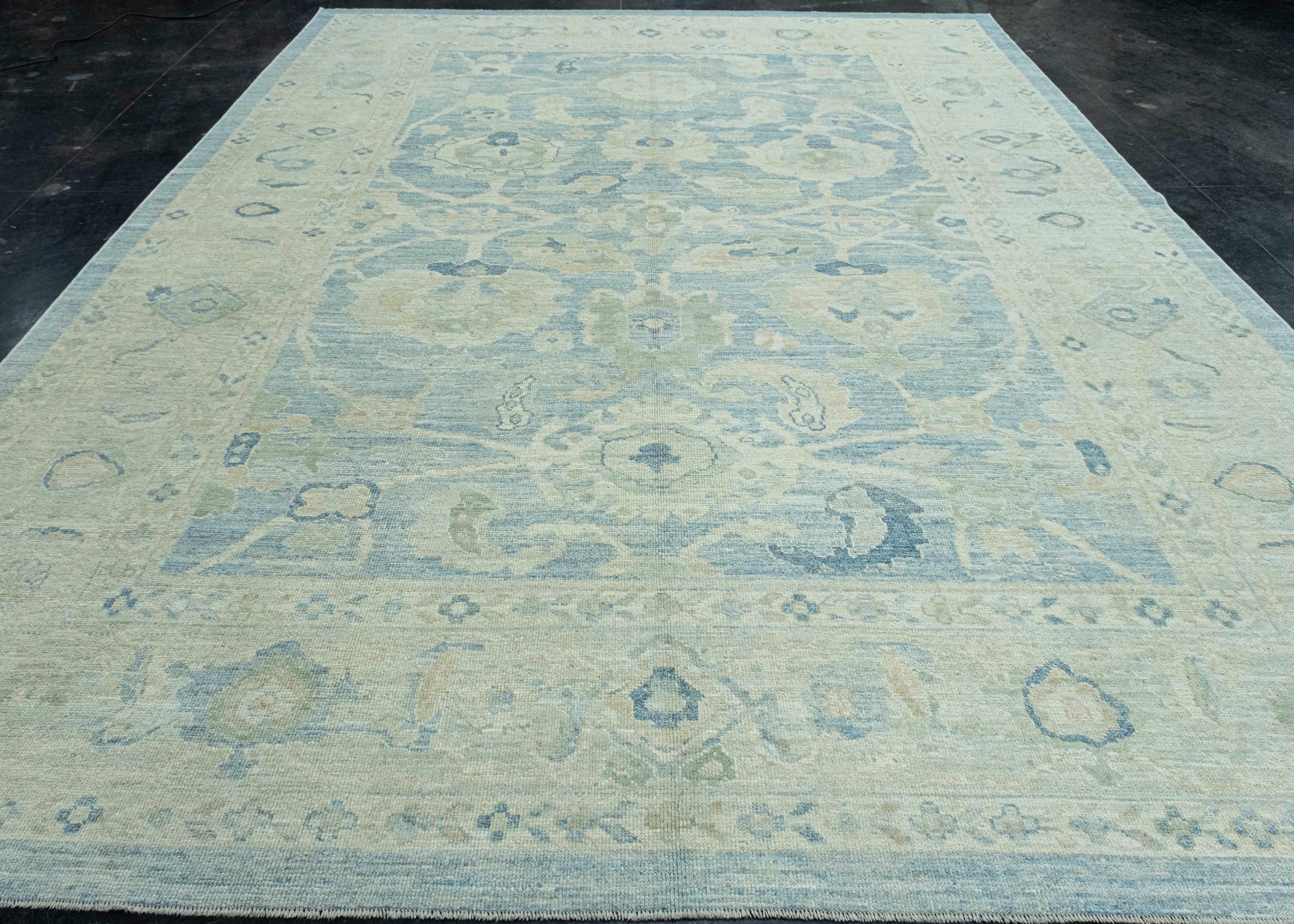 Türkischer Oushak-Teppich 10'3