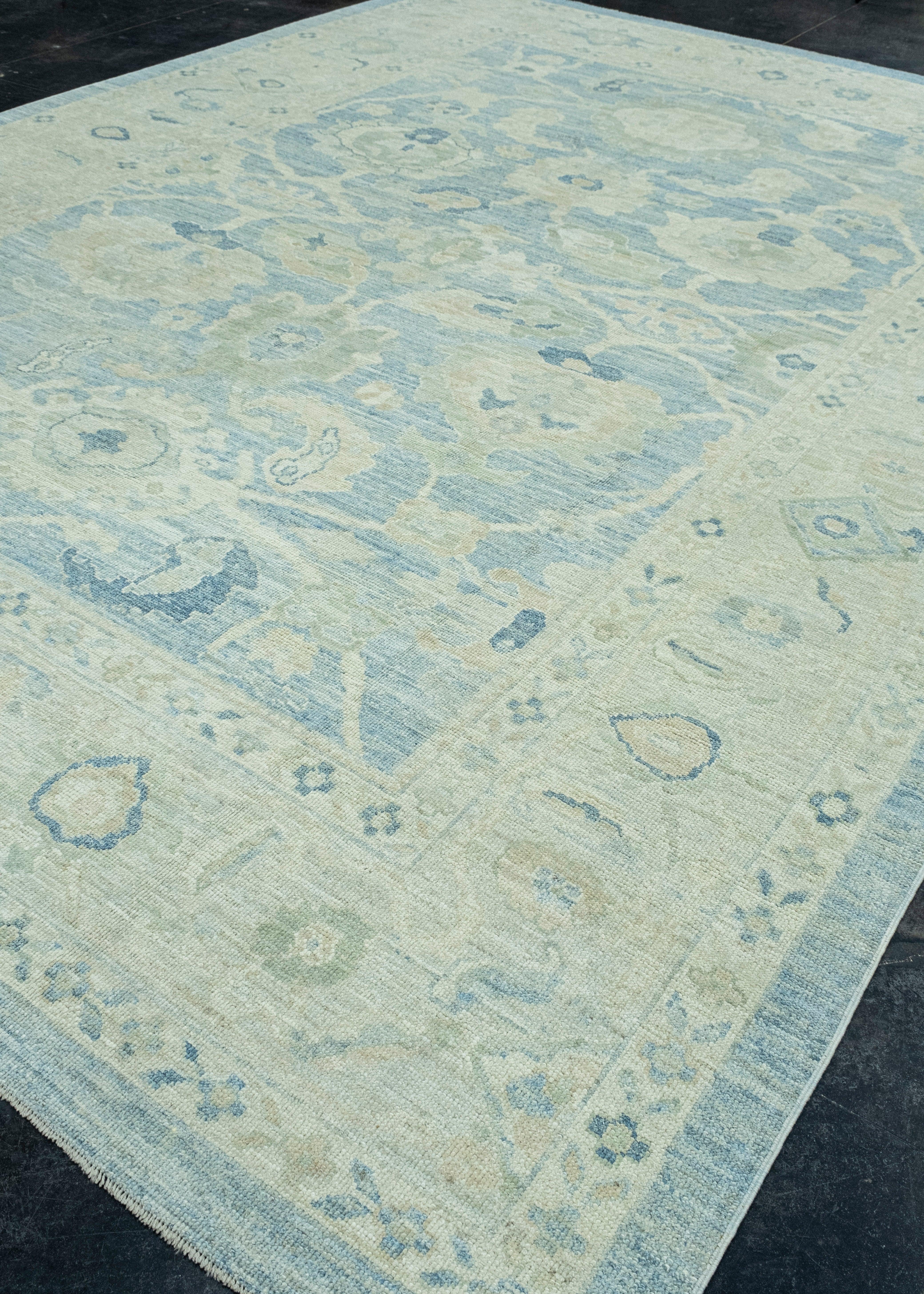 Türkischer Oushak-Teppich 10'3