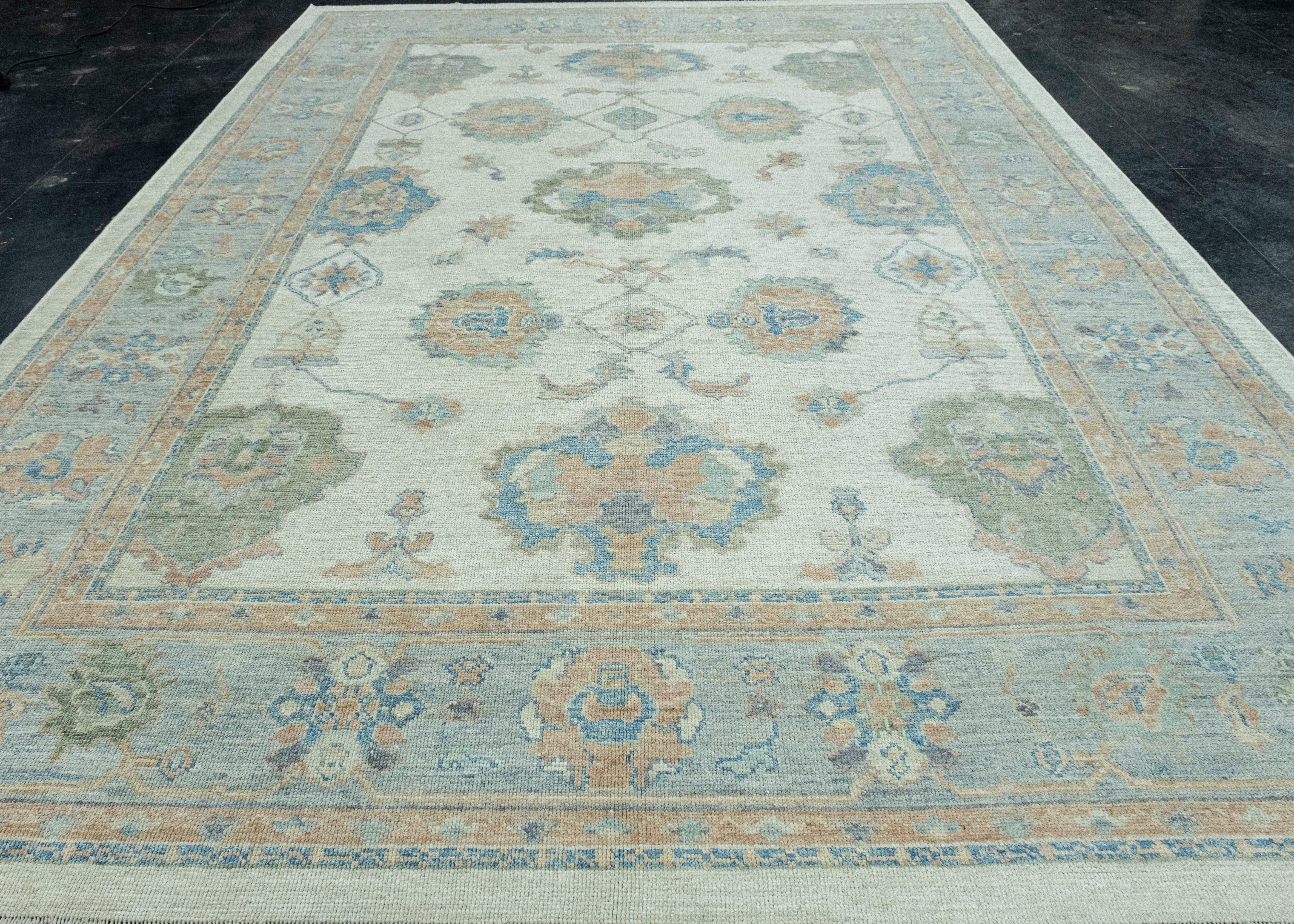 Turkish Oushak Rug 10'3