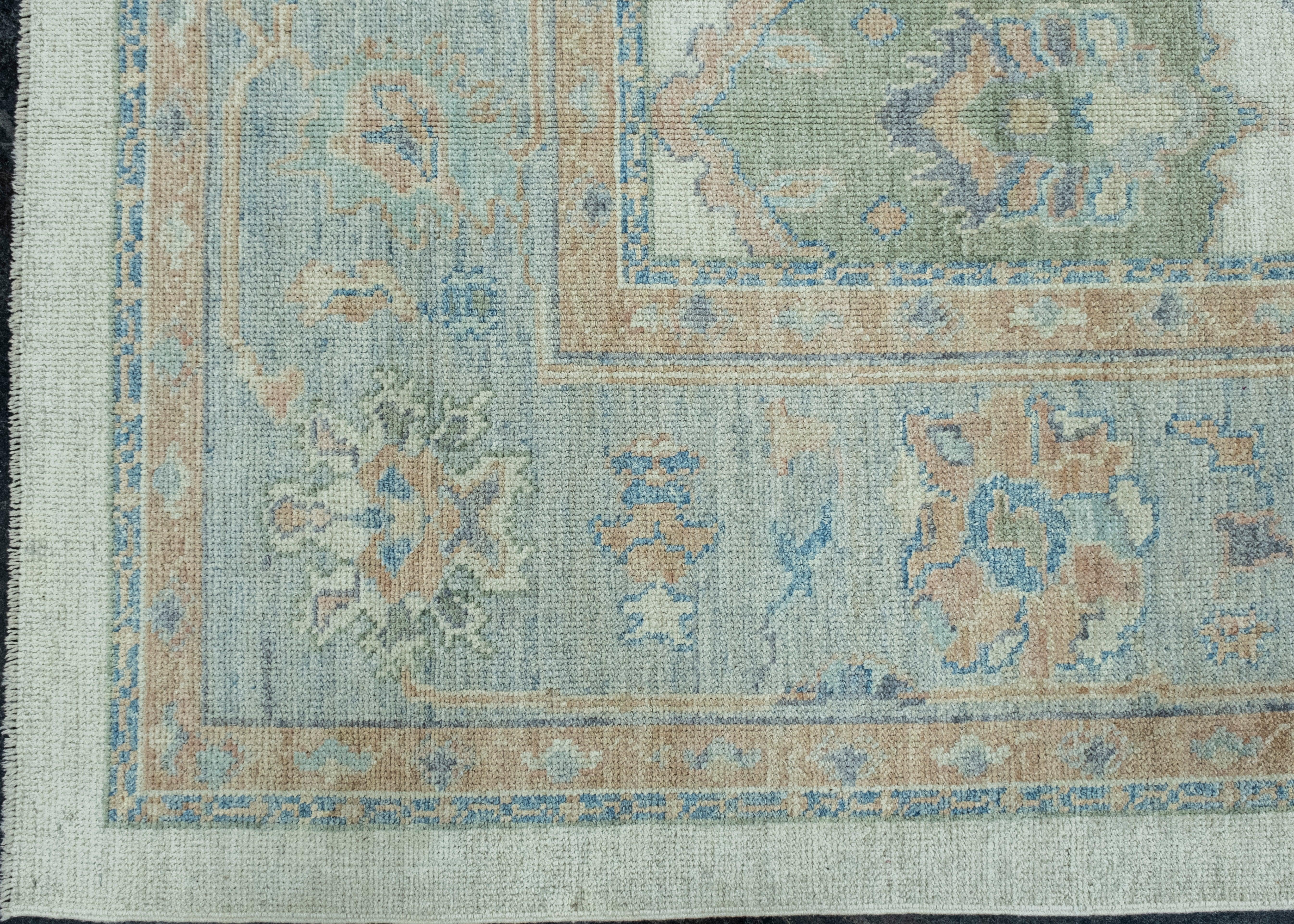Turkish Oushak Rug 10'3