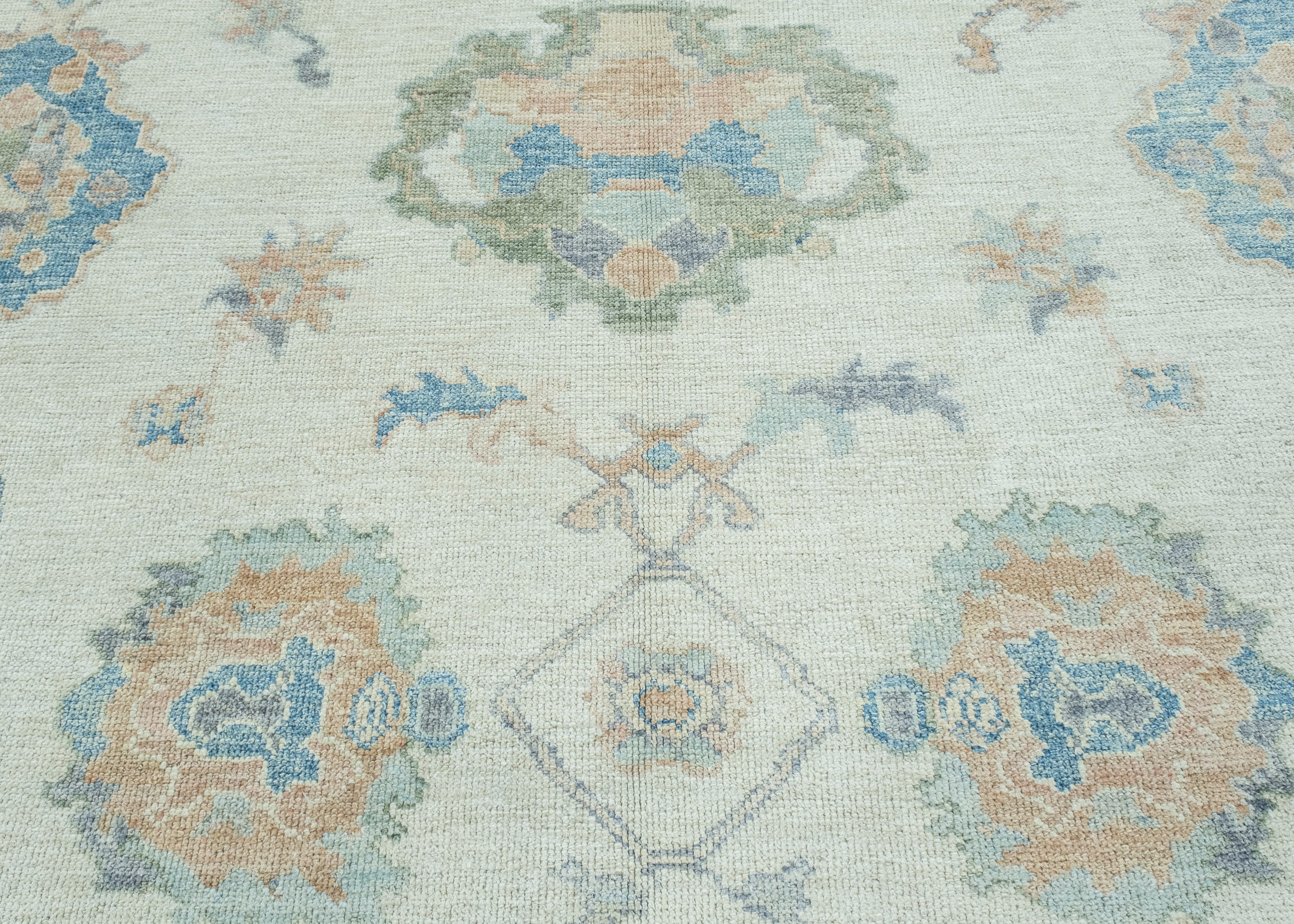 Contemporary Turkish Oushak Rug 10'3