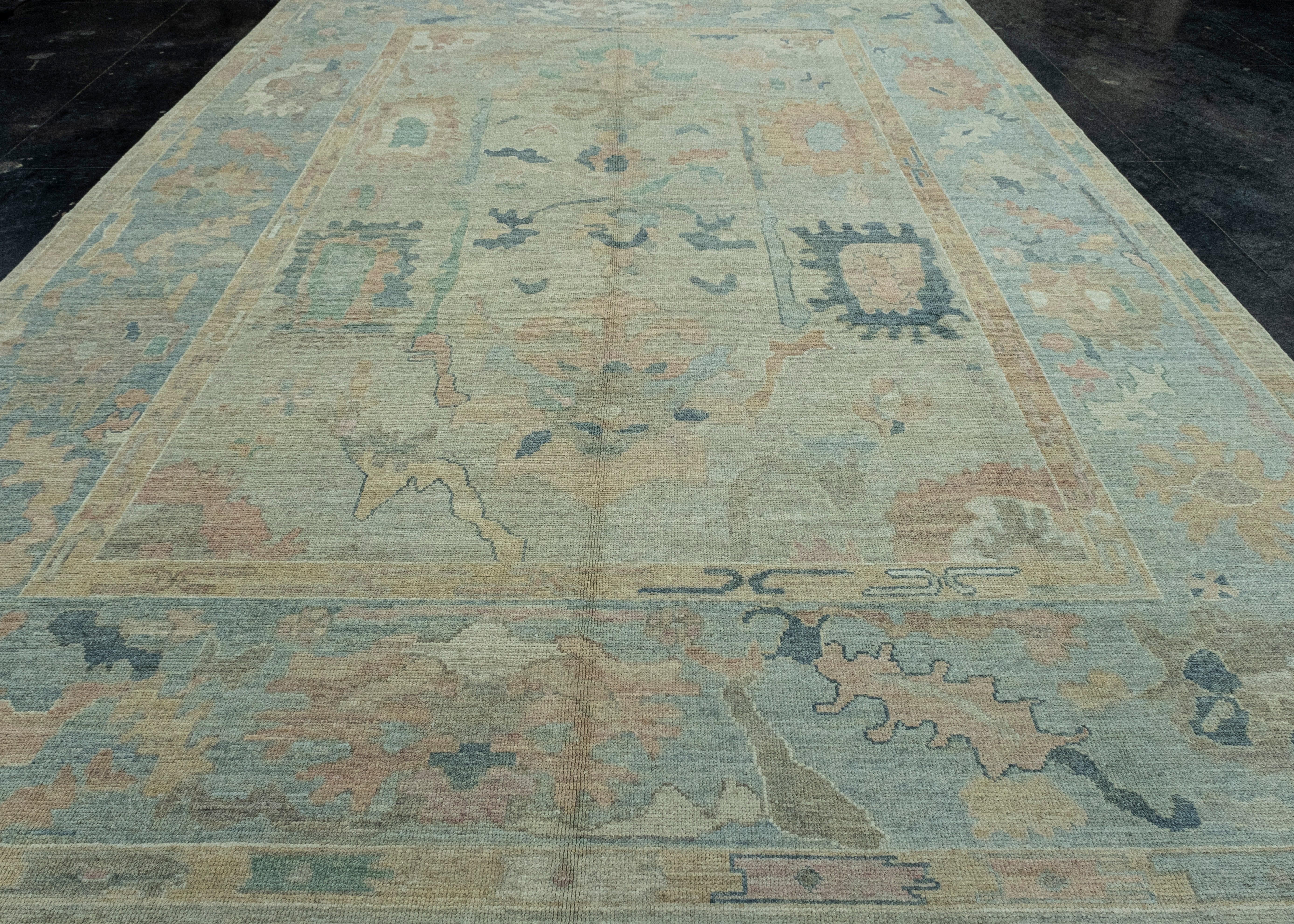 Turkish Oushak Rug 10'3