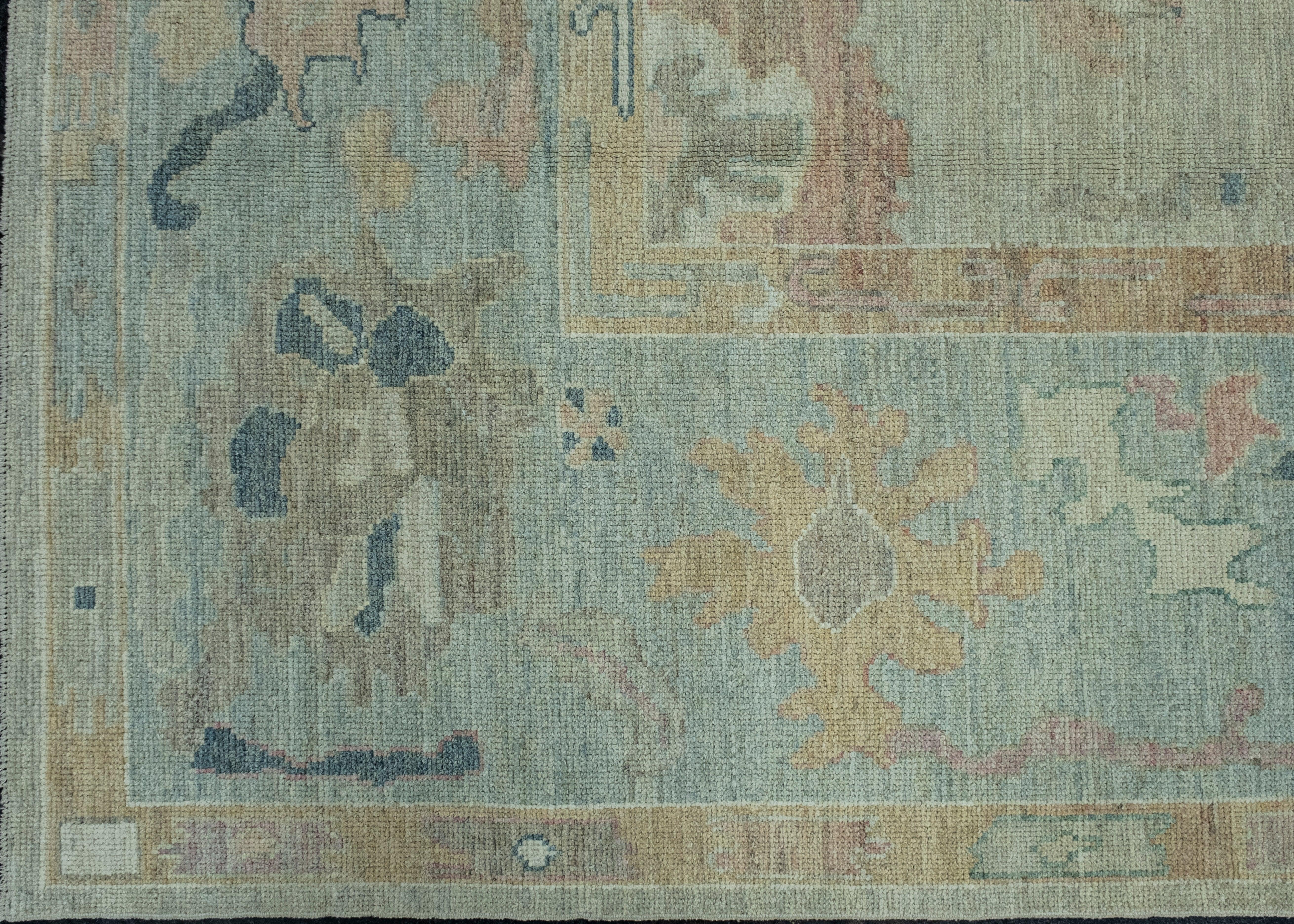 Turkish Oushak Rug 10'3