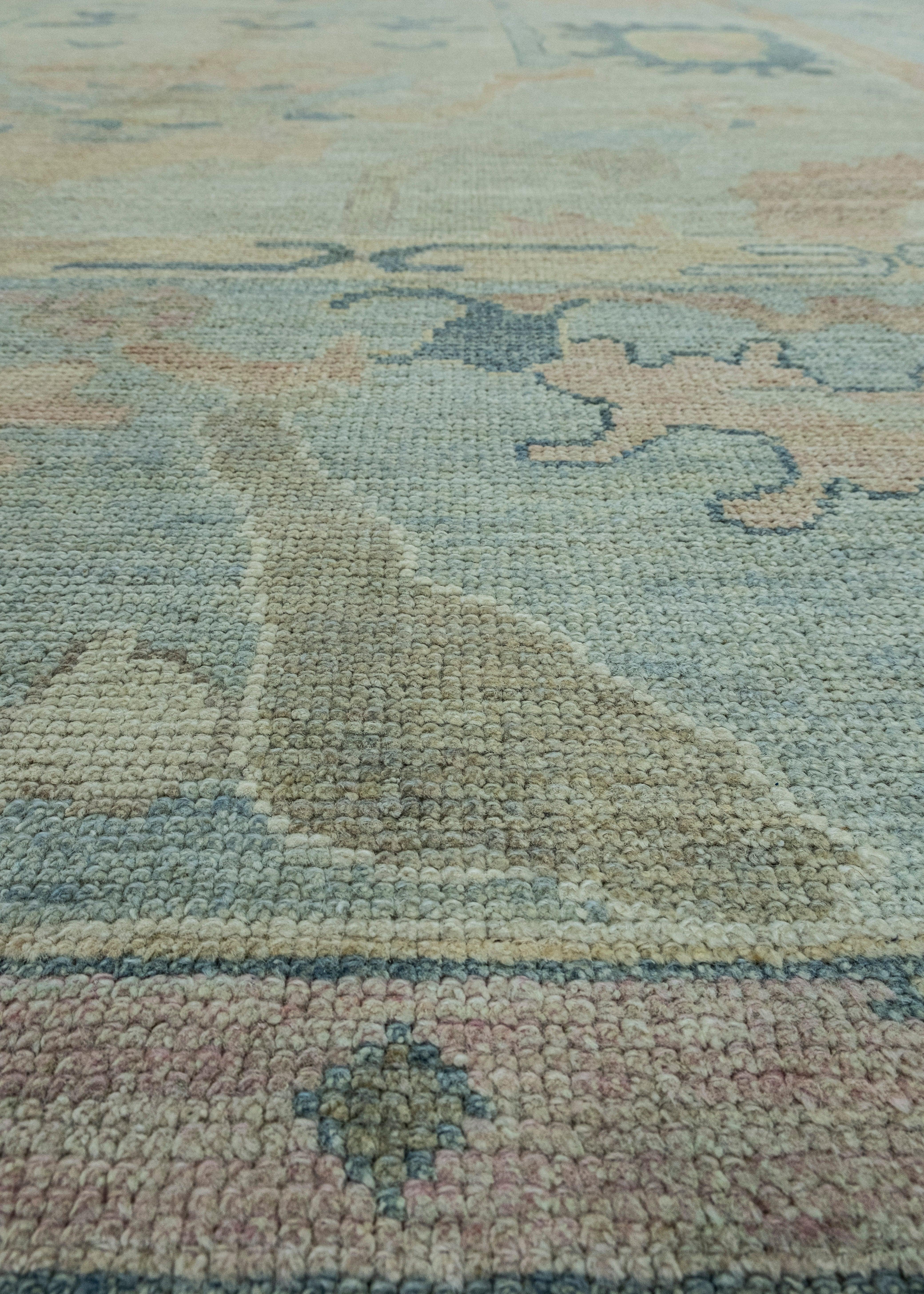 Contemporary Turkish Oushak Rug 10'3