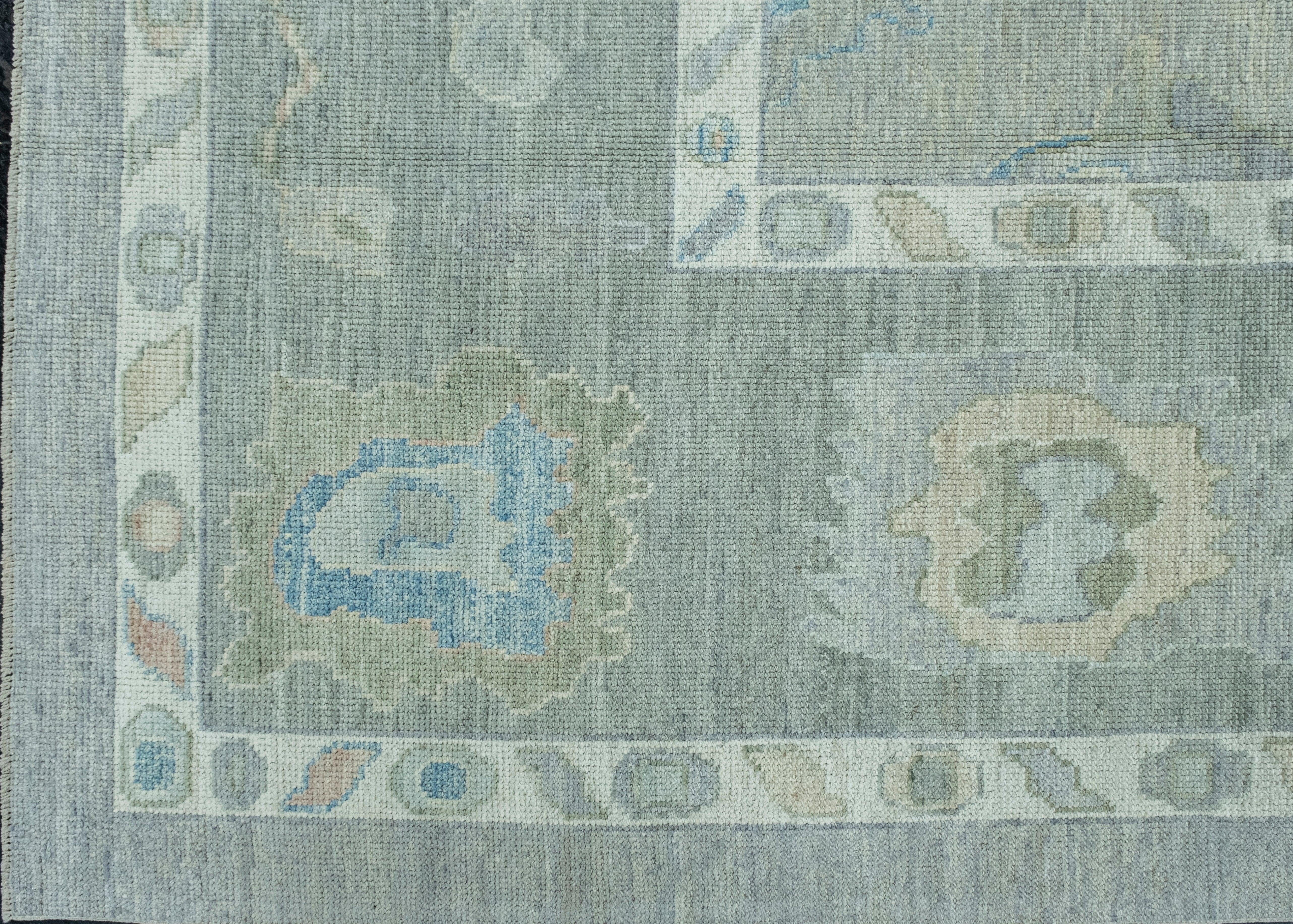 Turkish Oushak Rug 10'3