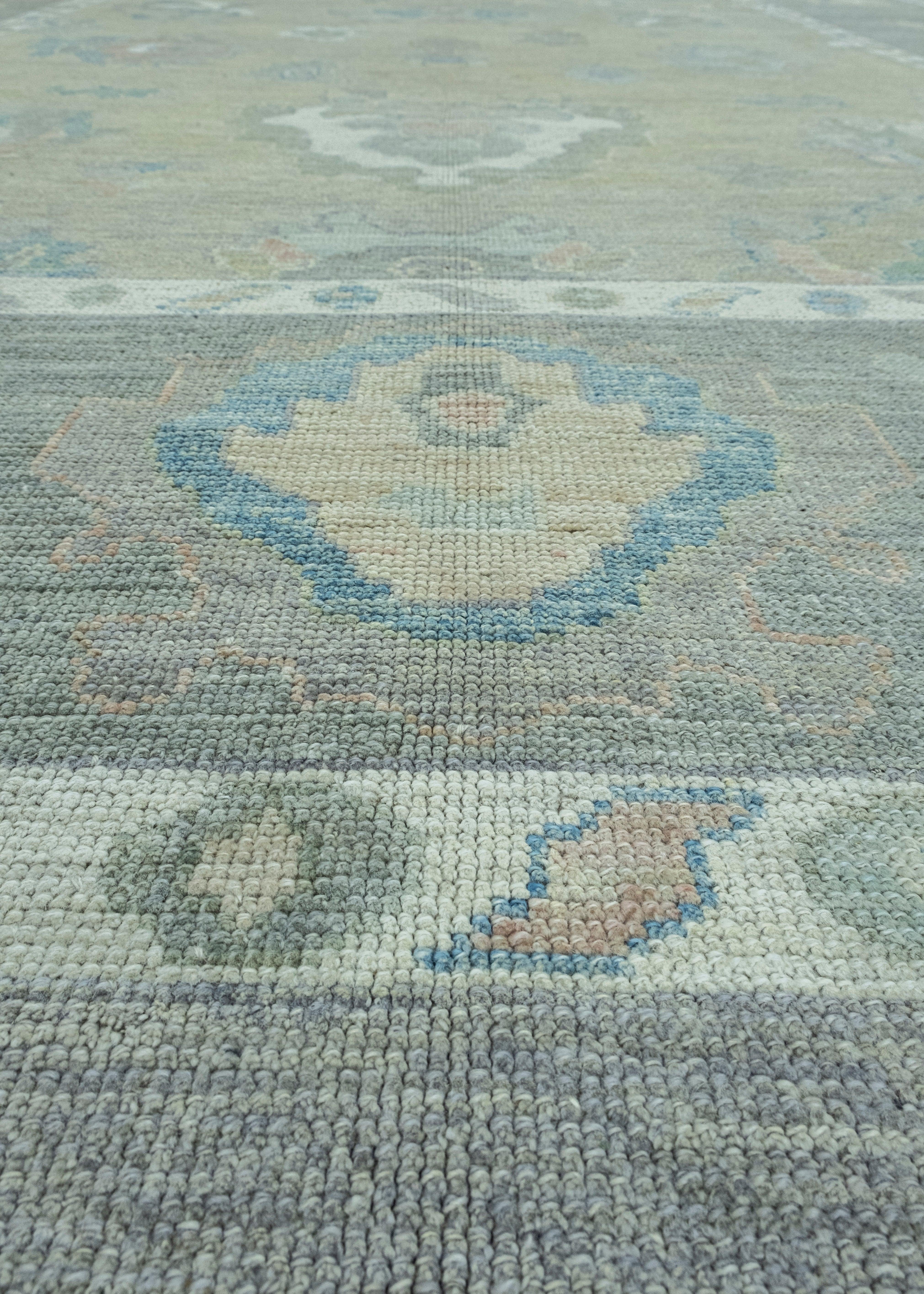 Contemporary Turkish Oushak Rug 10'3