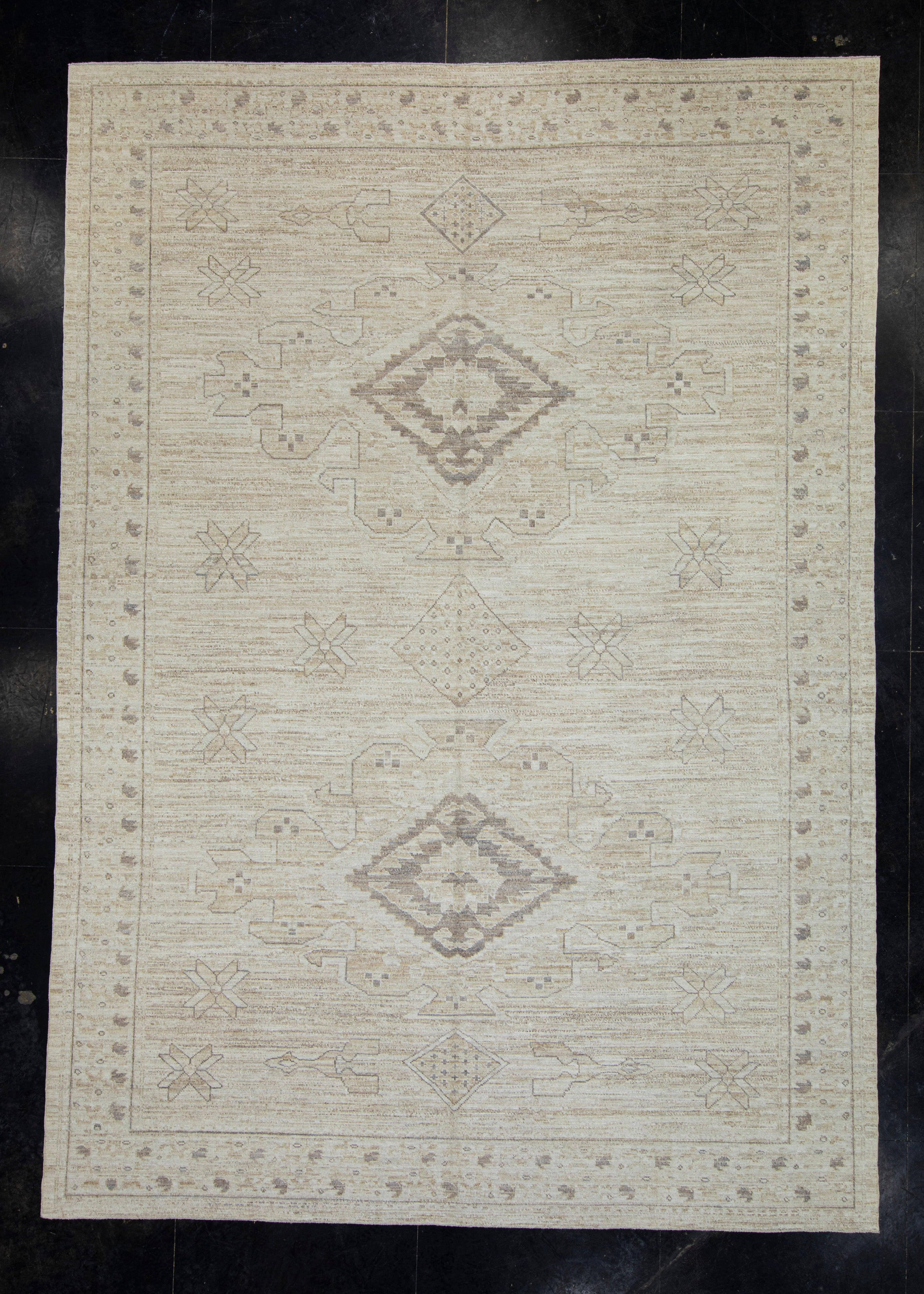 Turkish Oushak Rug 10'3