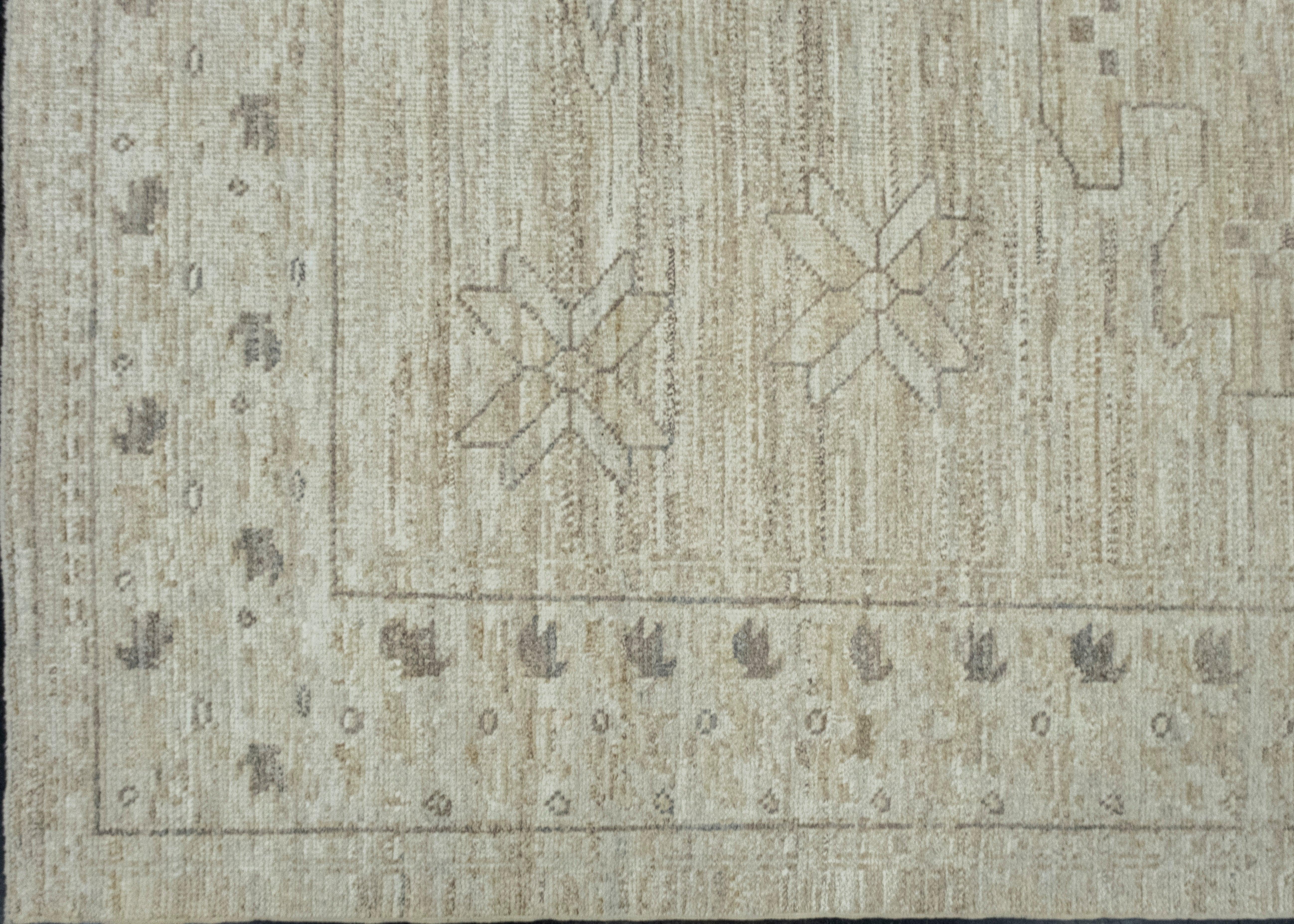 Contemporary Turkish Oushak Rug 10'3