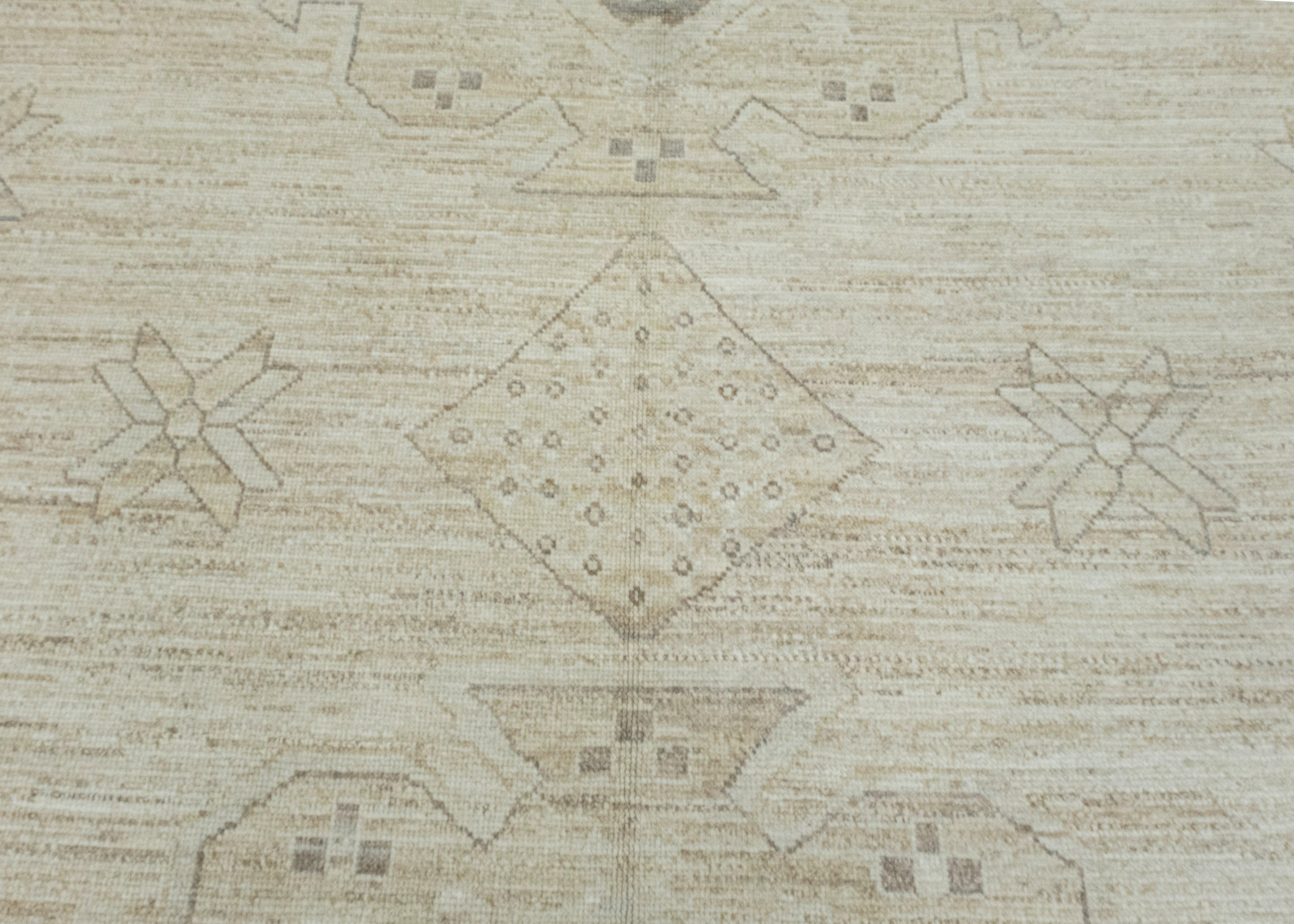 Wool Turkish Oushak Rug 10'3