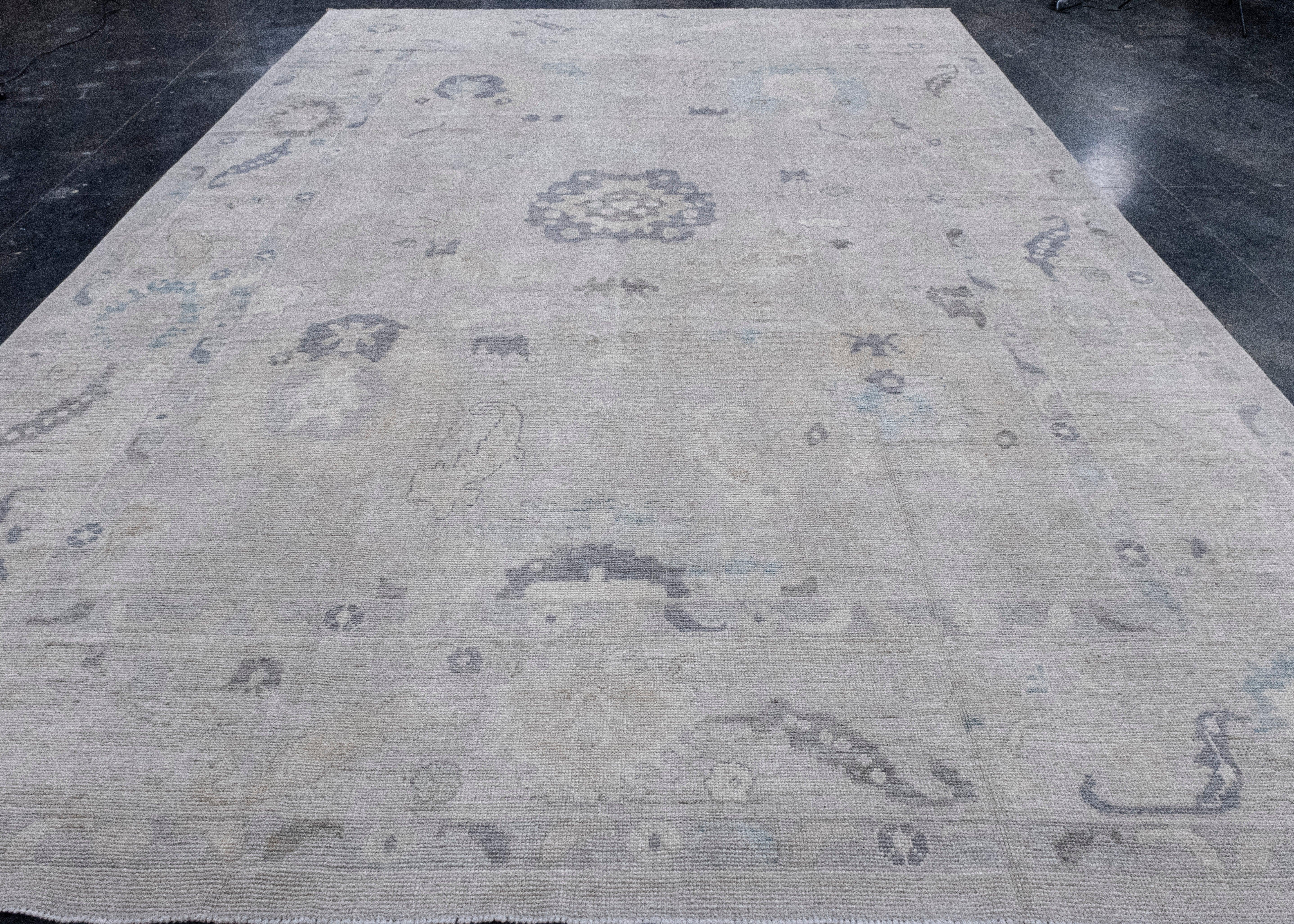 Turkish Oushak Rug 10'3