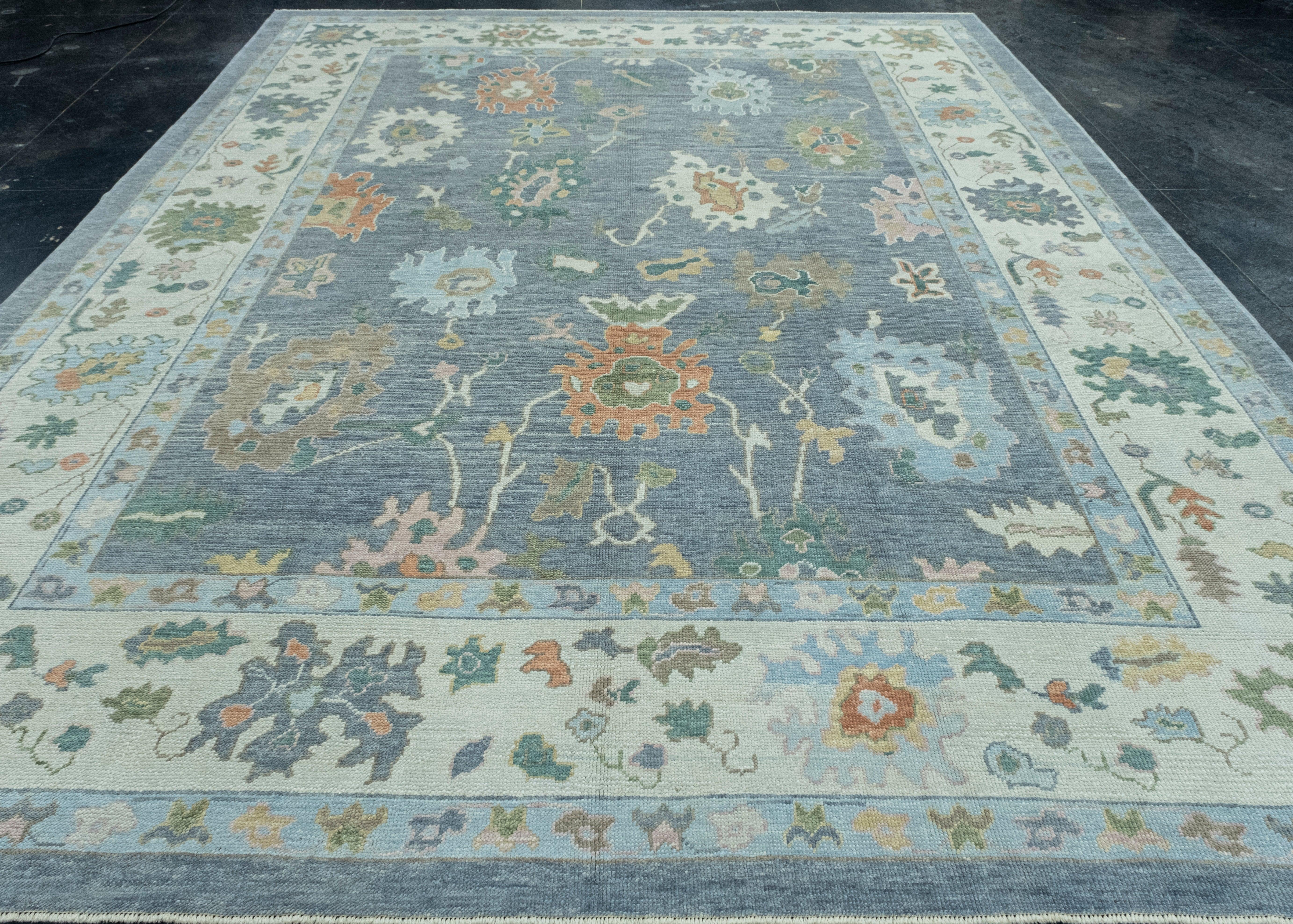 Turkish Oushak Rug 10'4