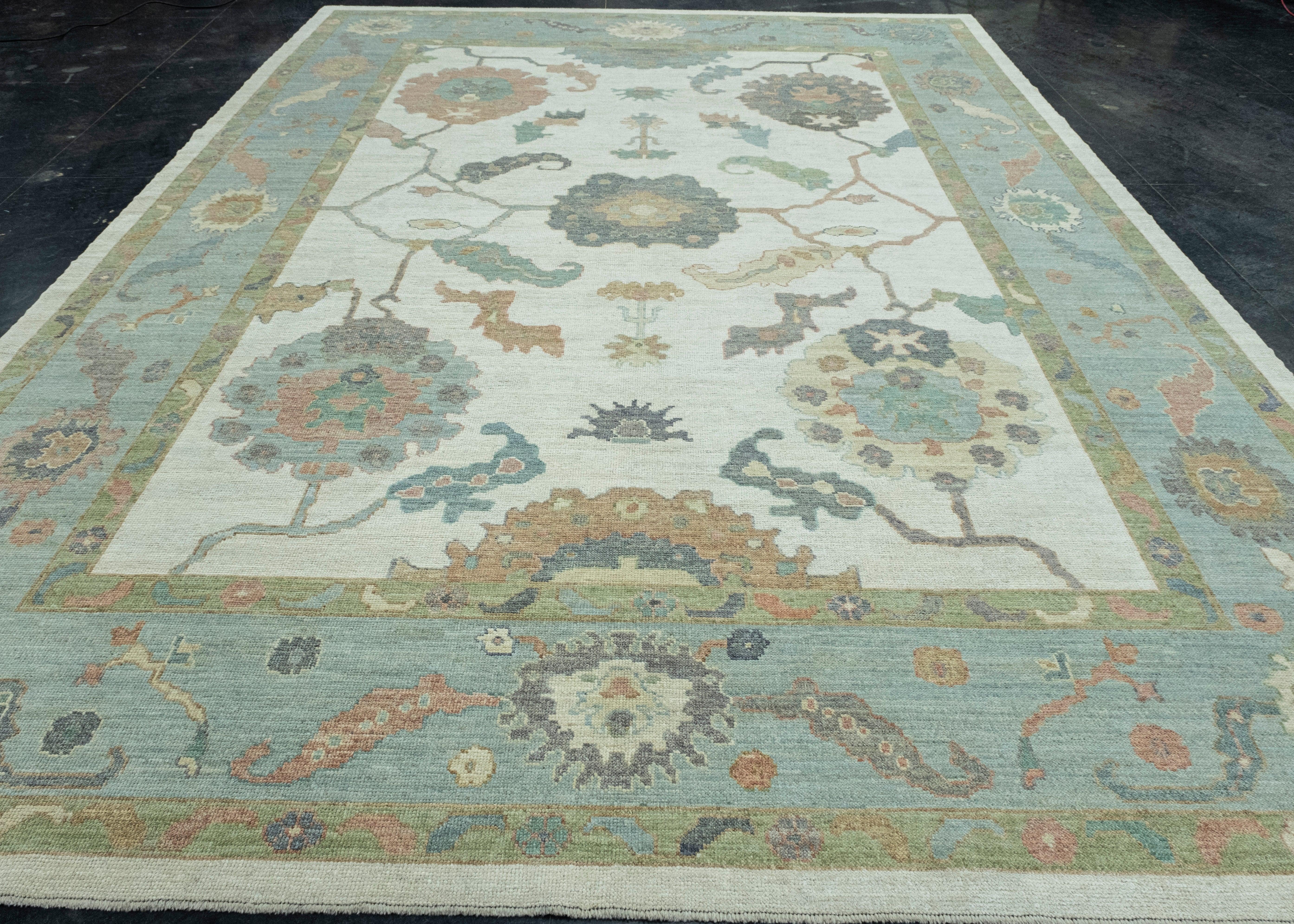 Turkish Oushak Rug 10'4