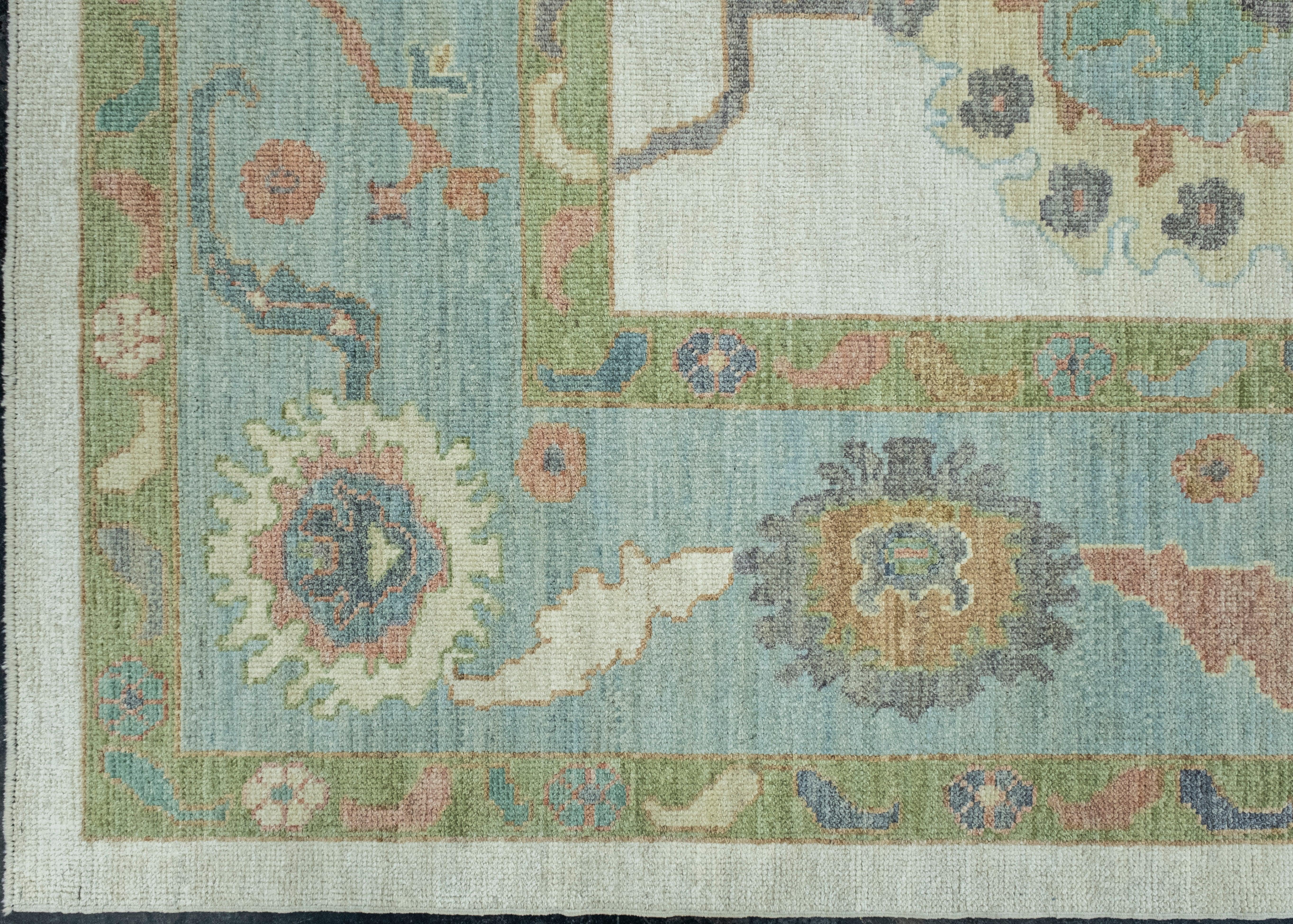 Turkish Oushak Rug 10'4