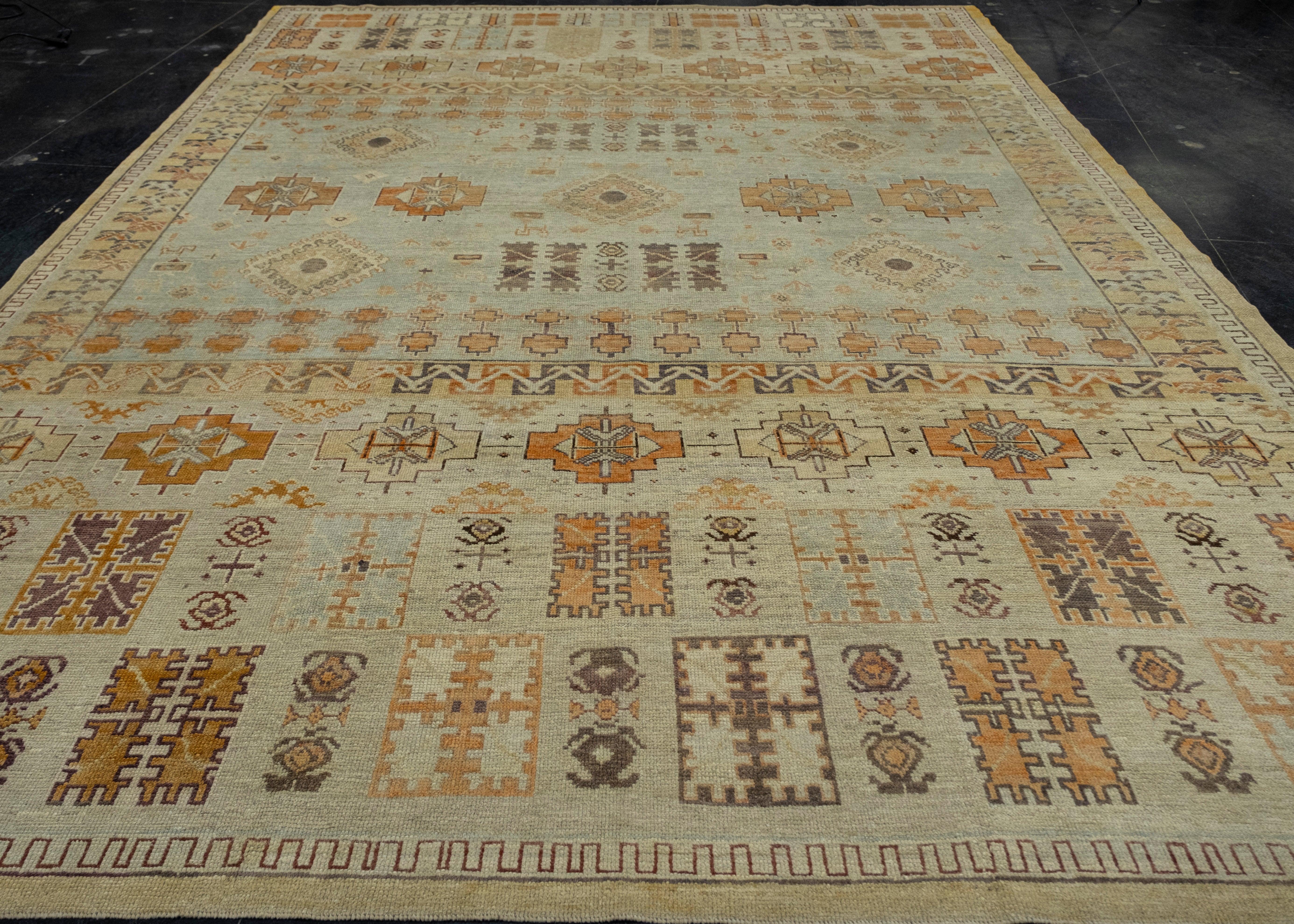 Turkish Oushak Rug 10'5