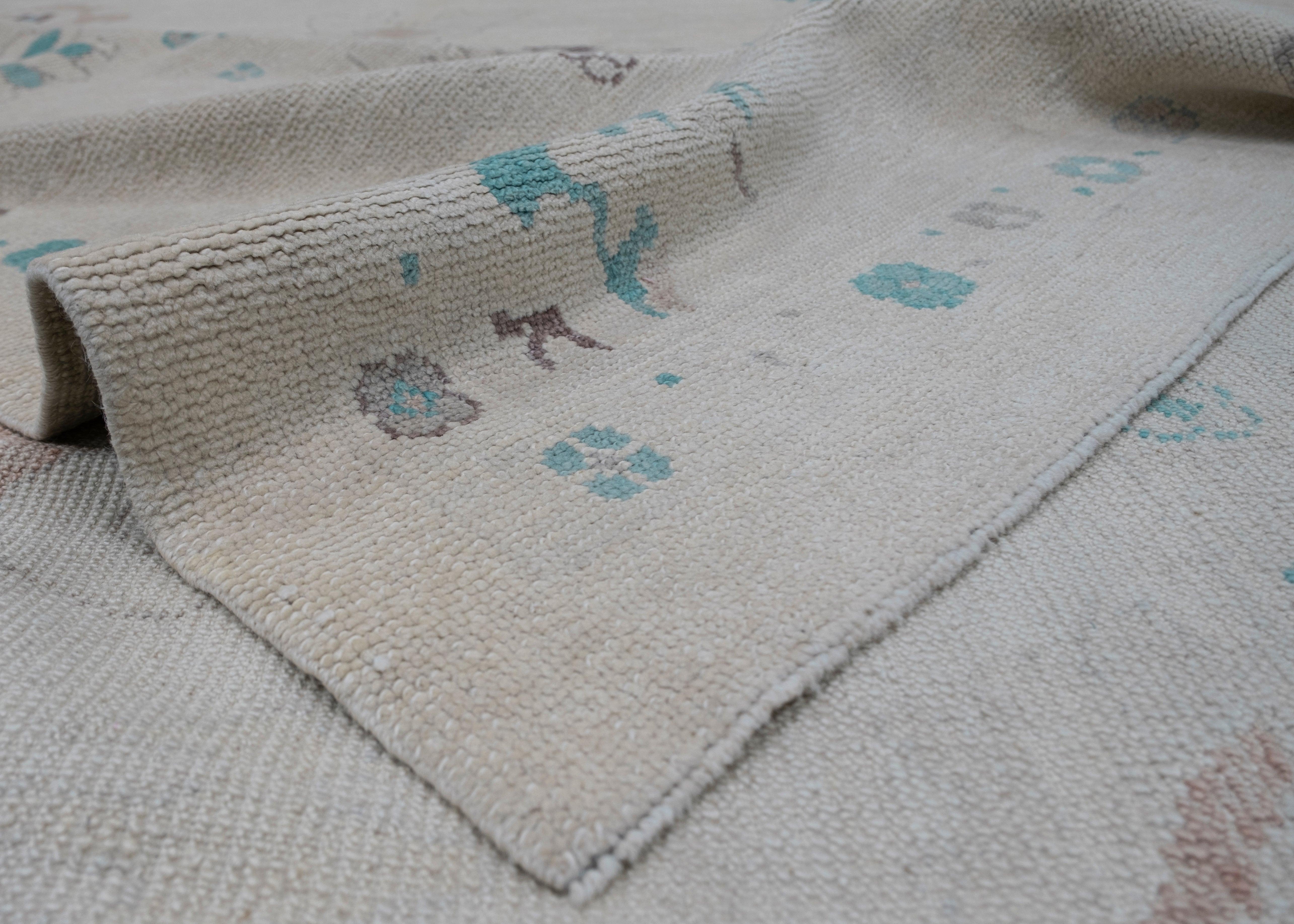 Contemporary Turkish Oushak Rug 10'5