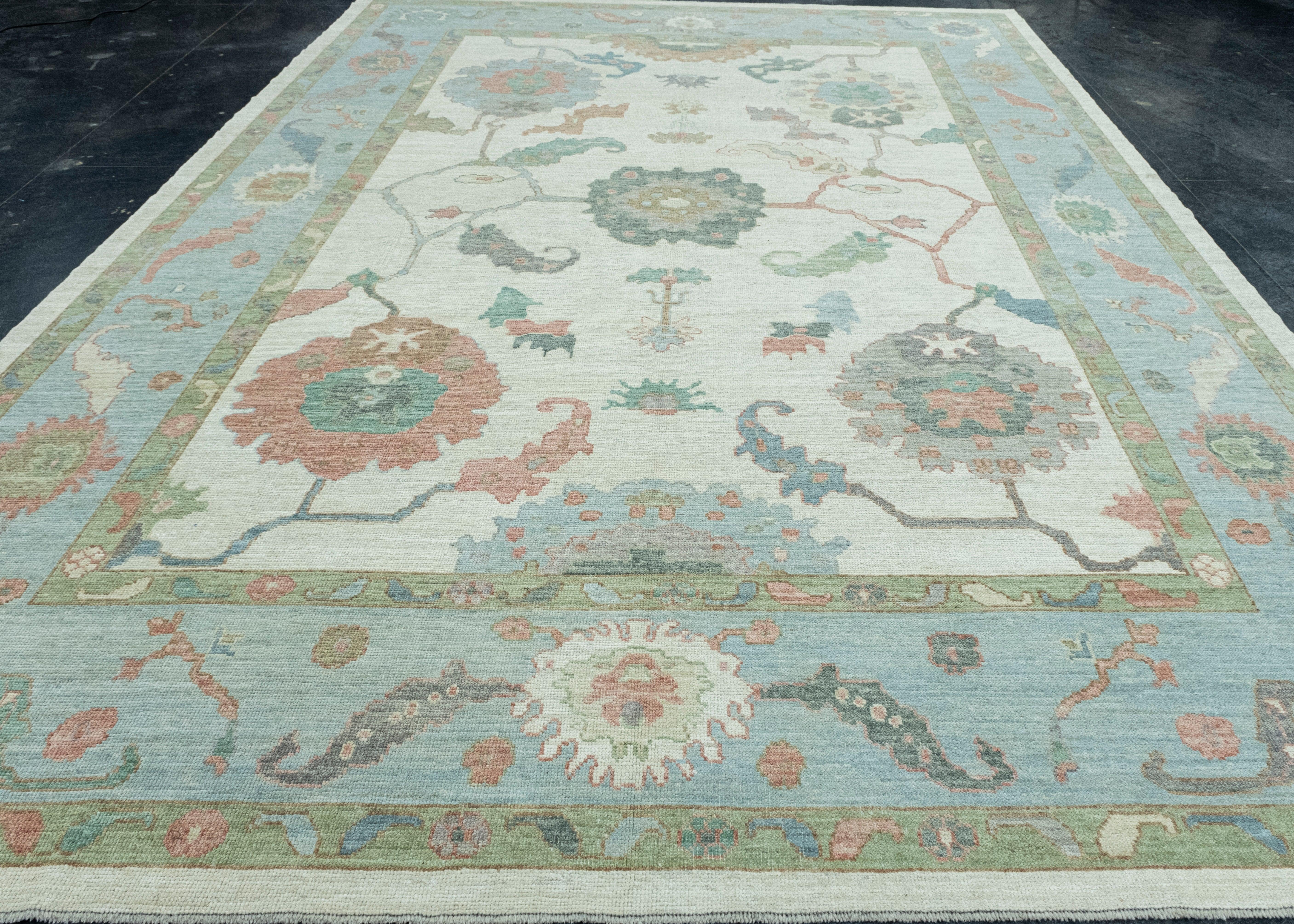 Turkish Oushak Rug 10'5