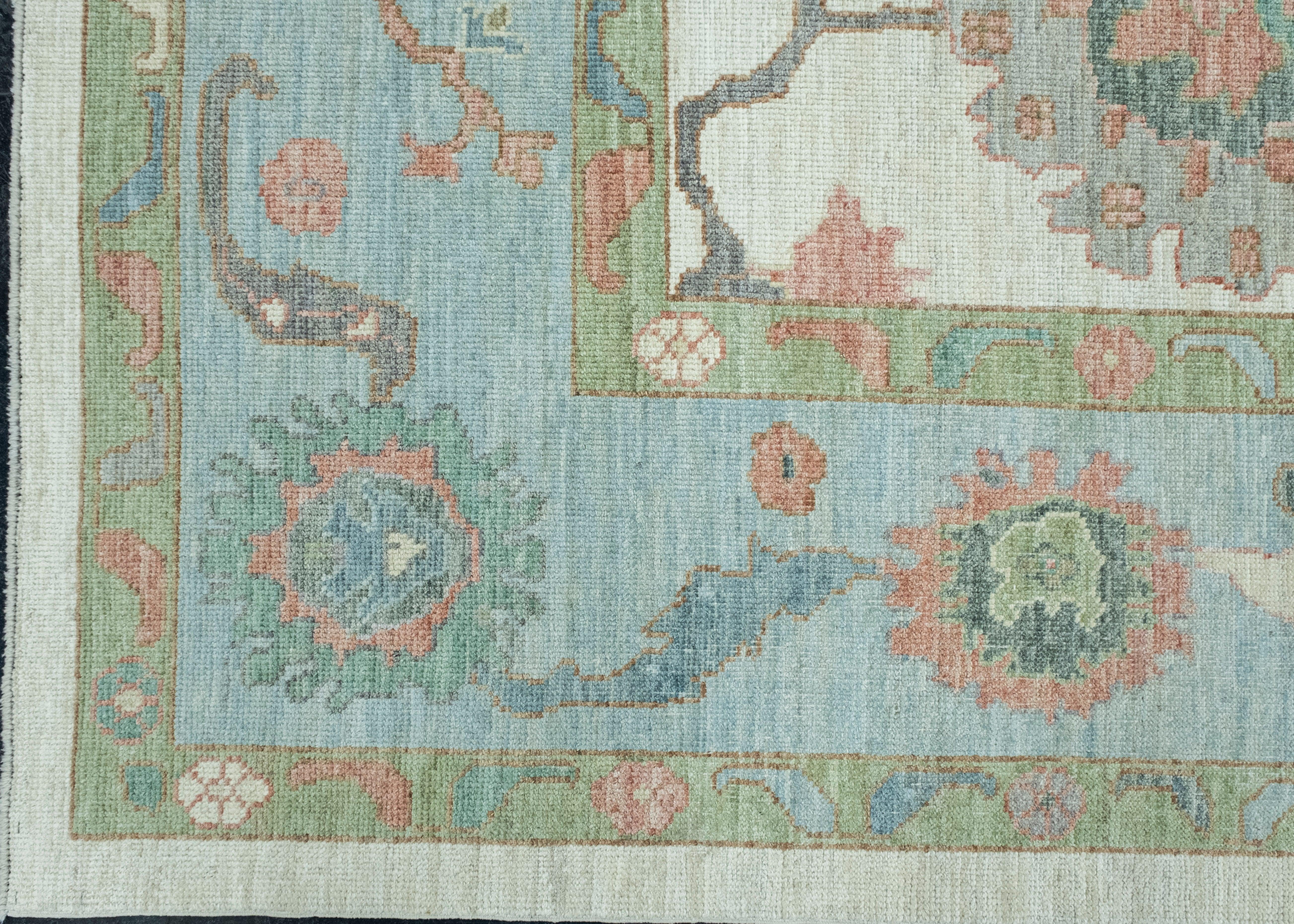 Turkish Oushak Rug 10'5