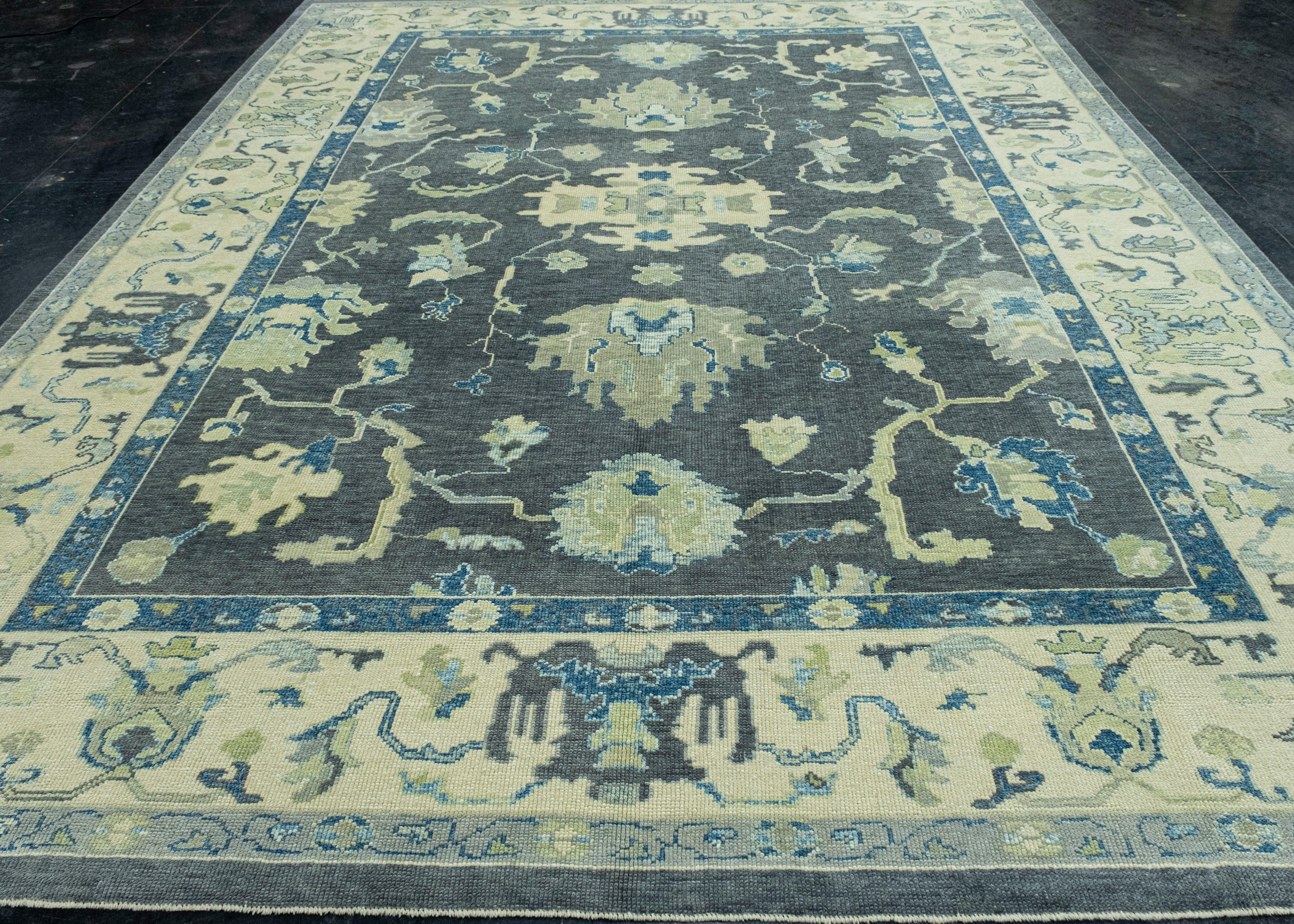 Turkish Oushak Rug 10'7