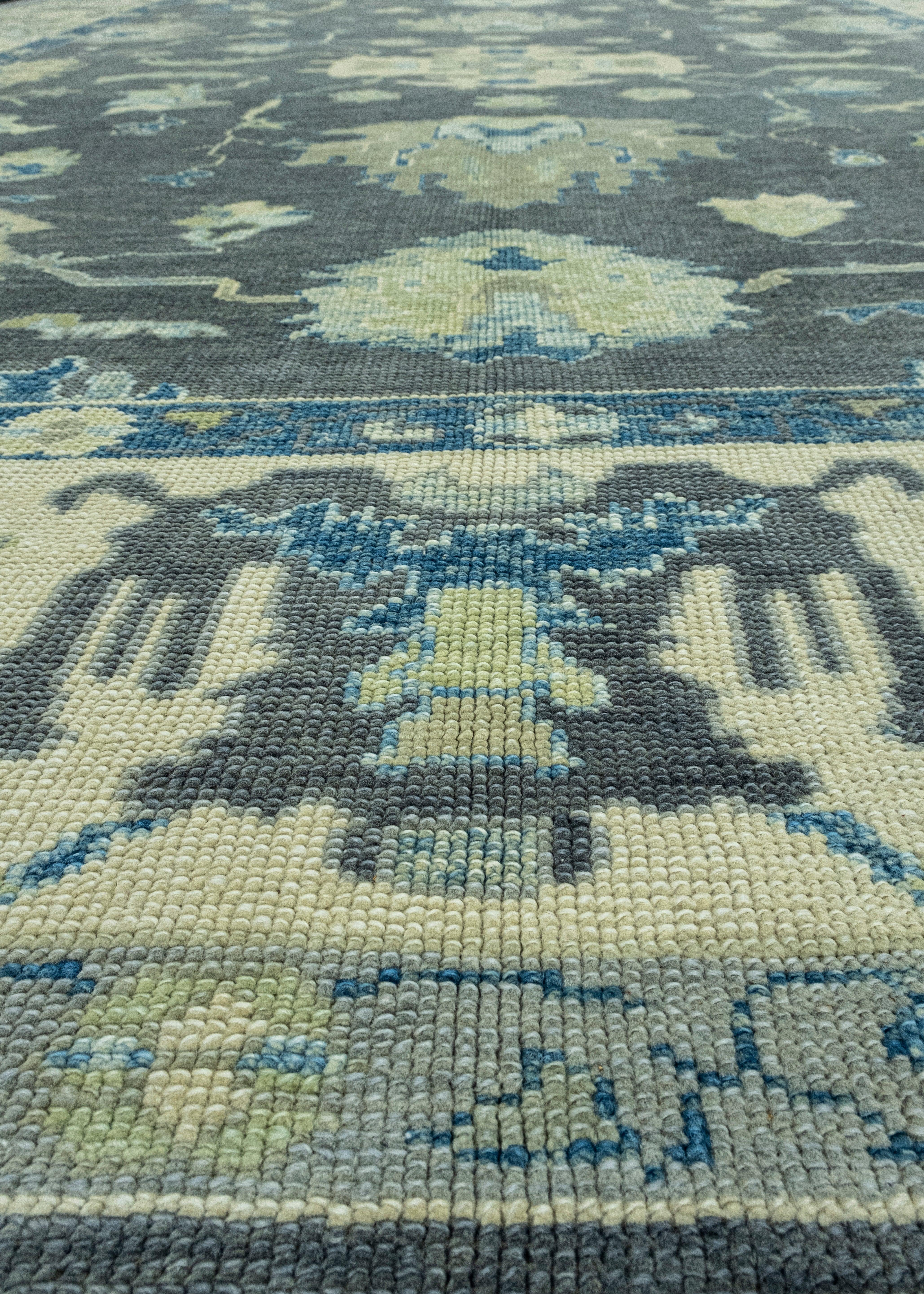 Türkischer Oushak-Teppich 10'7