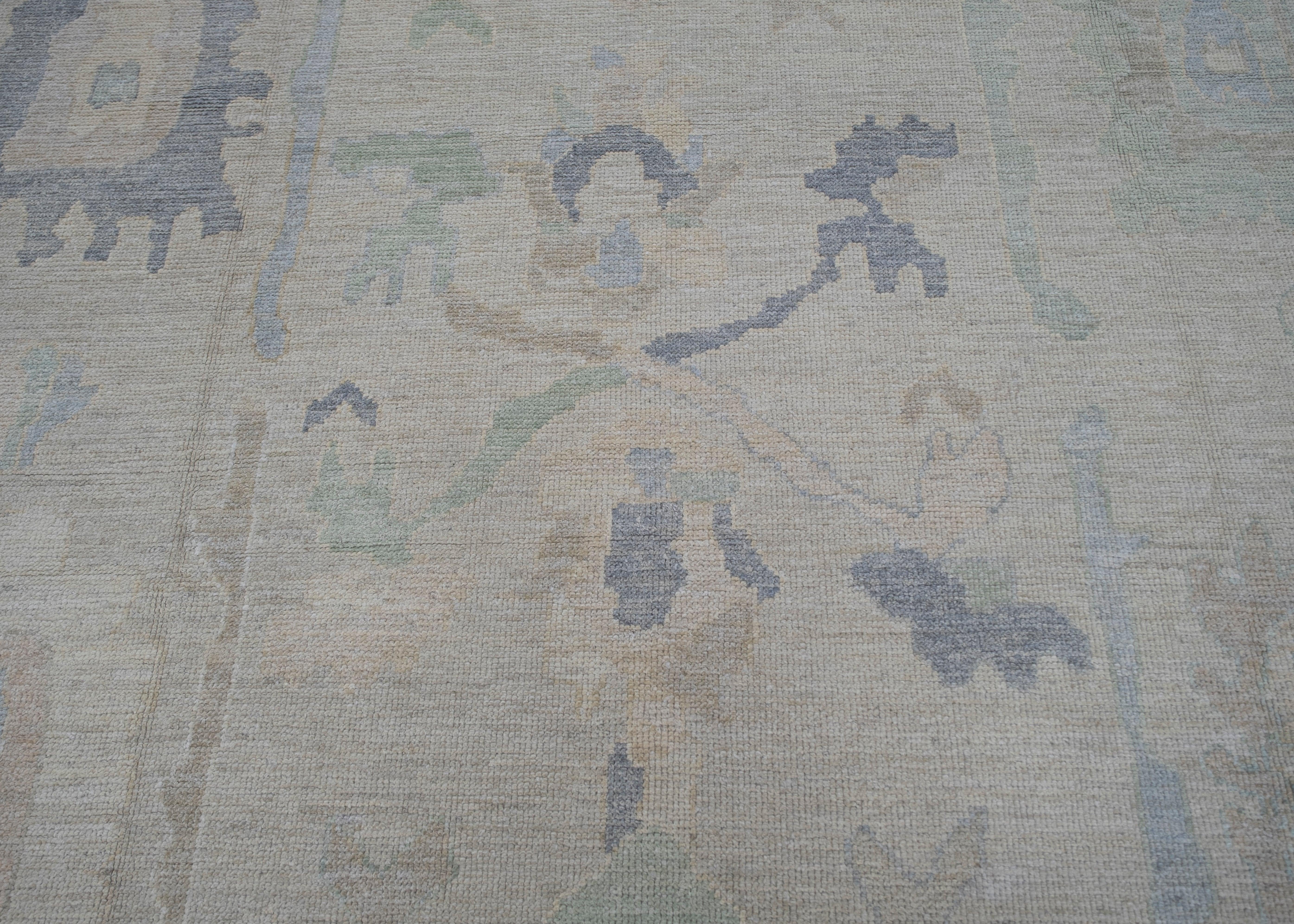 Turkish Oushak Rug 10'7