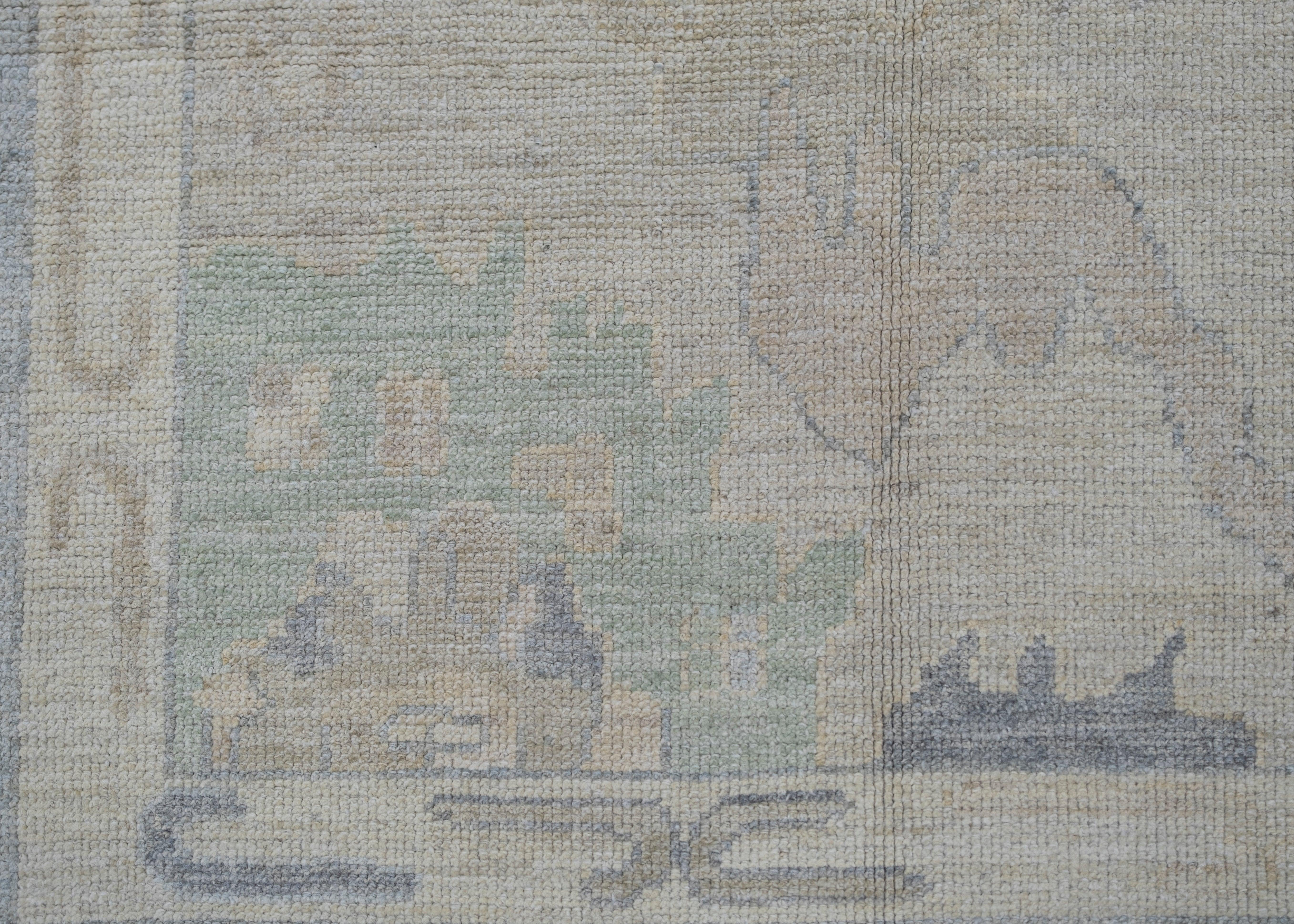 Contemporary Turkish Oushak Rug 10'7