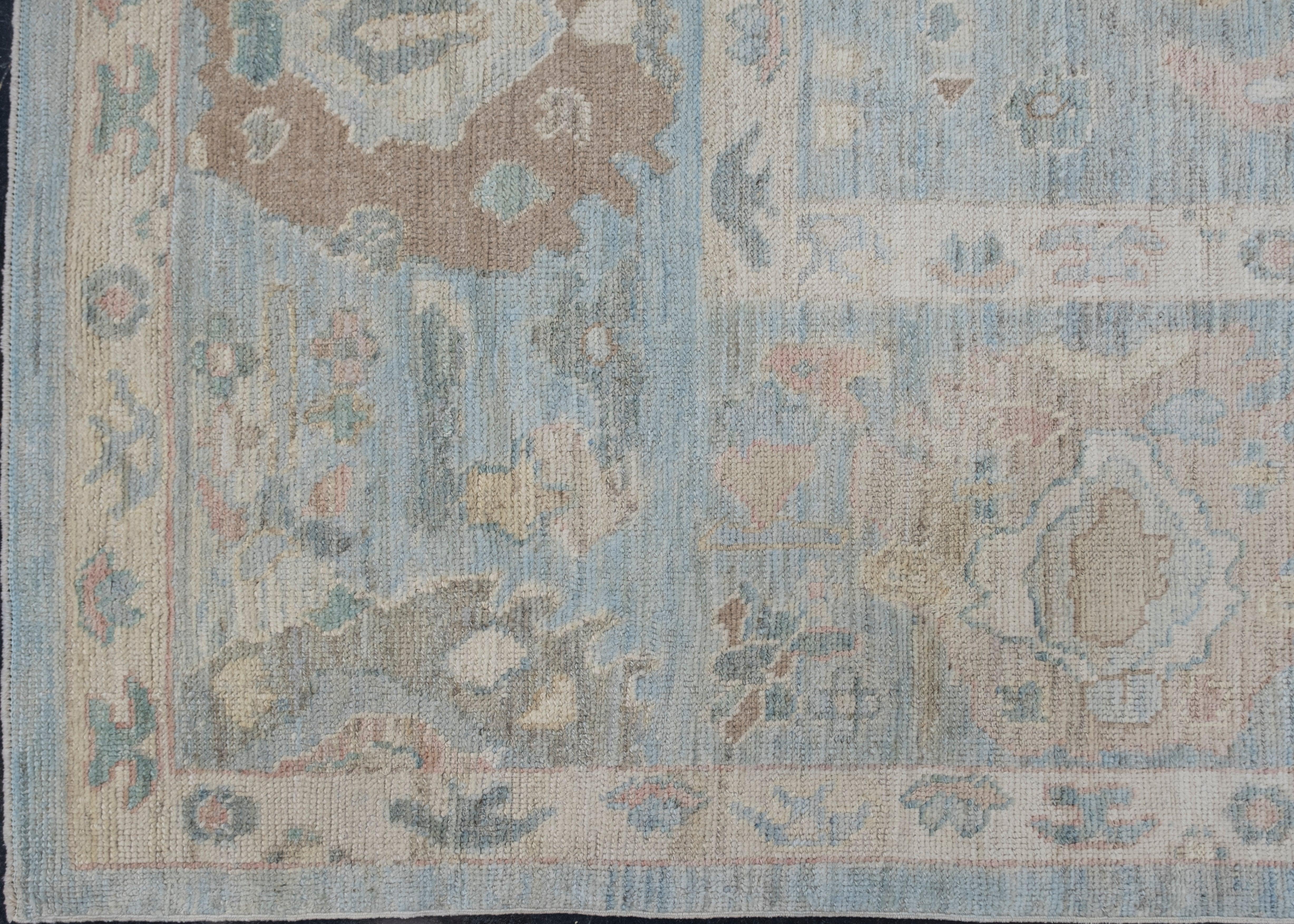 Türkischer Oushak-Teppich 10'7