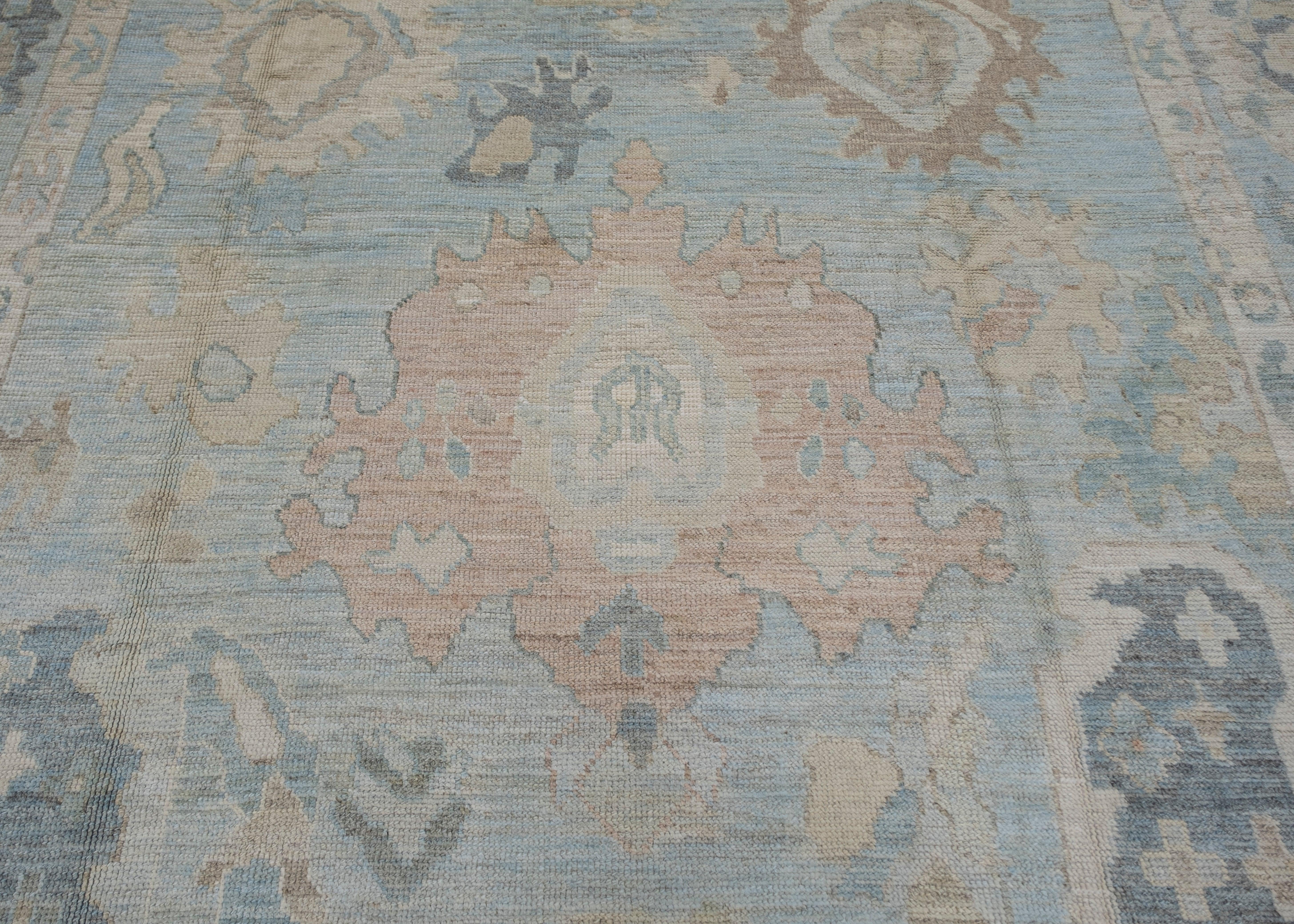 Türkischer Oushak-Teppich 10'7